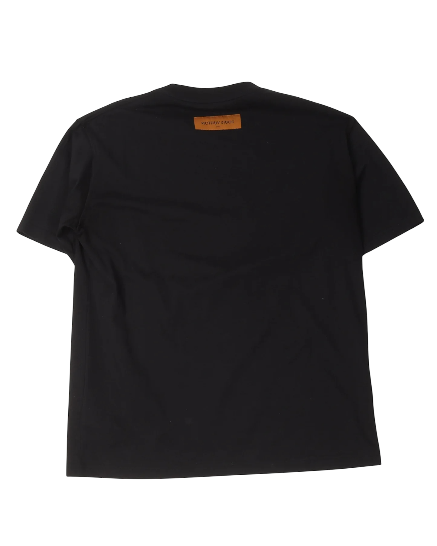 Louis Vuitton Embossed LV T-Shirt Black - Size S