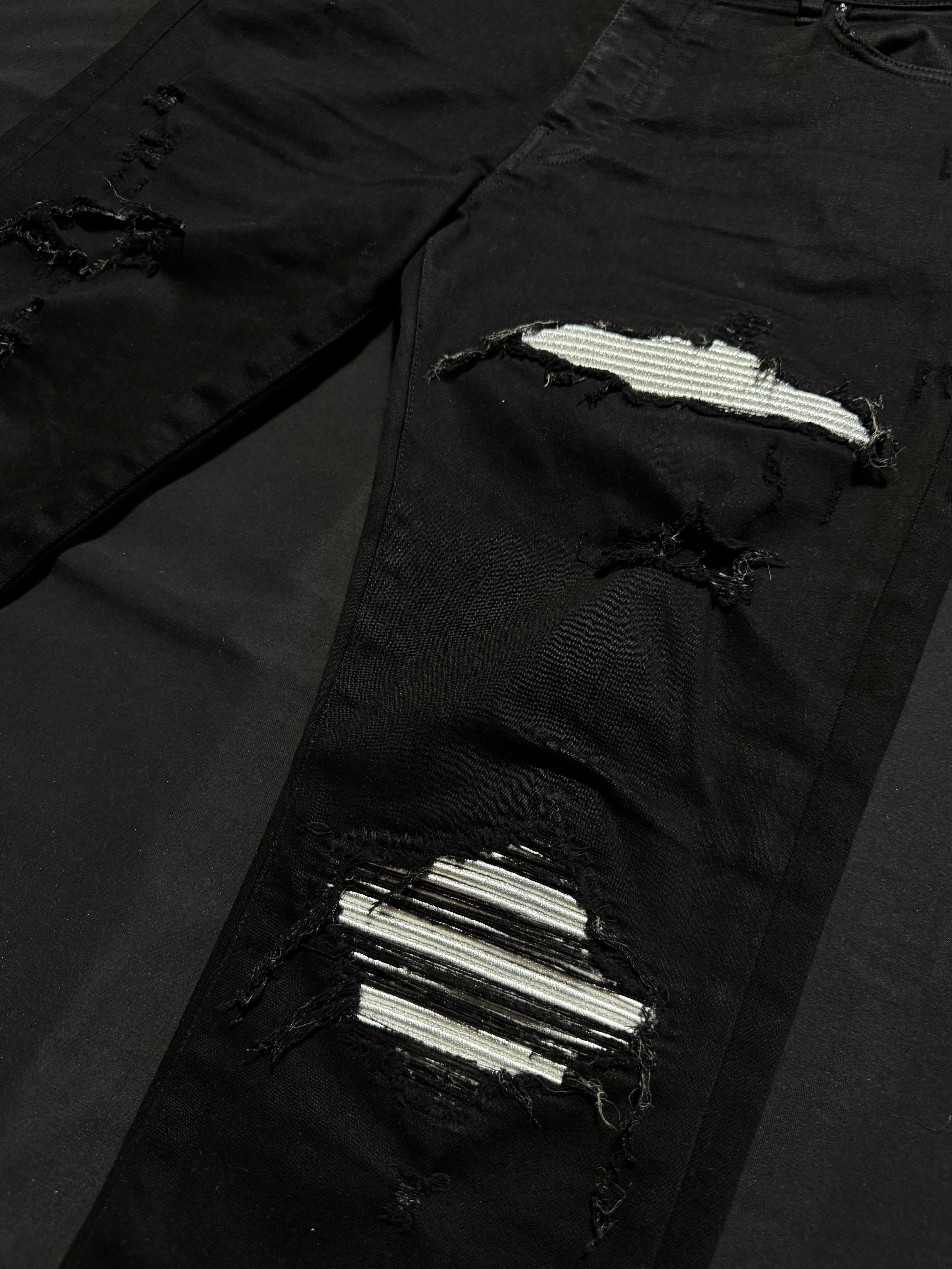 Amiri MX1 Black Silver Patch