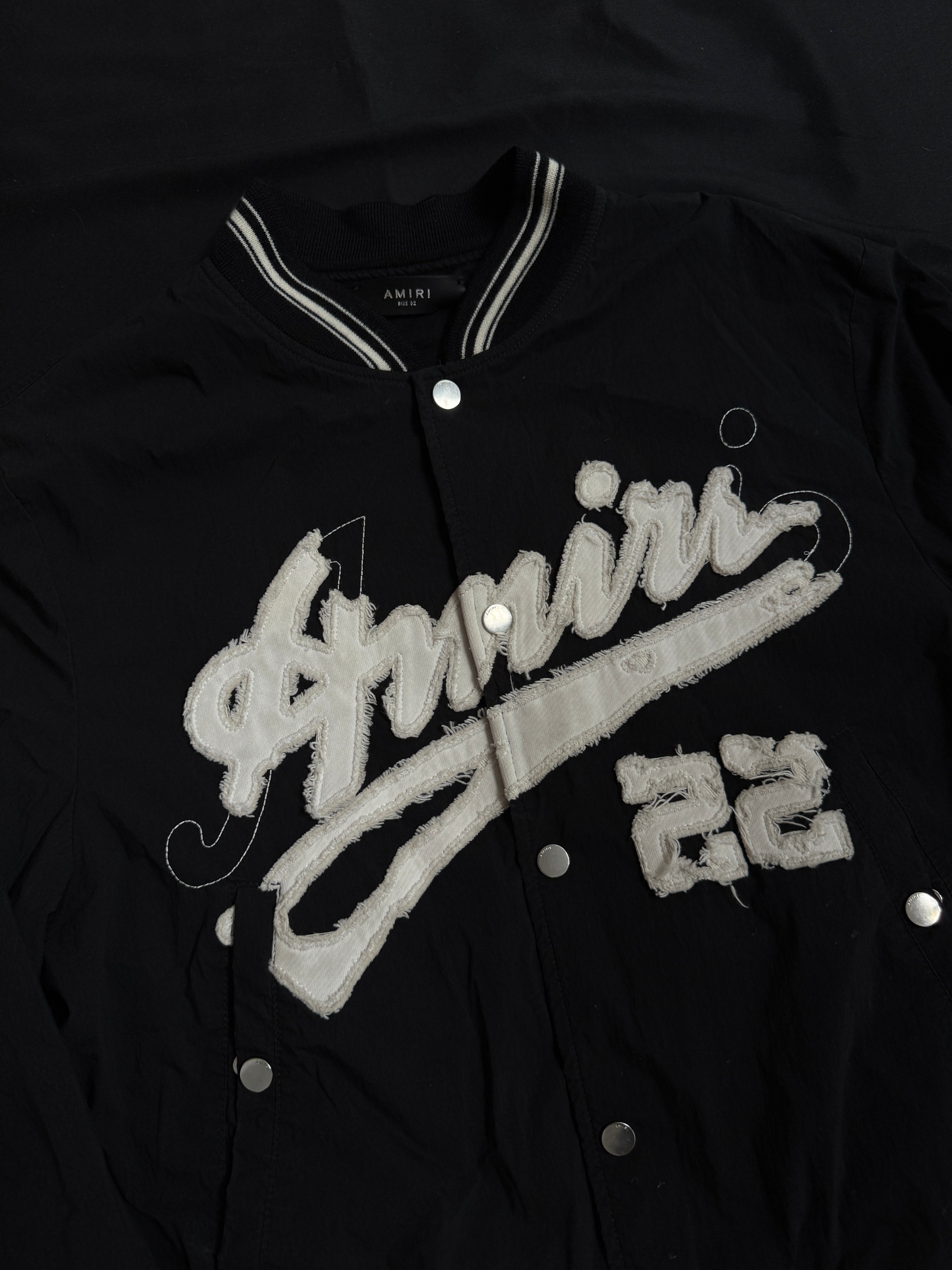 Amiri Nylon Striped Bomber Jacket