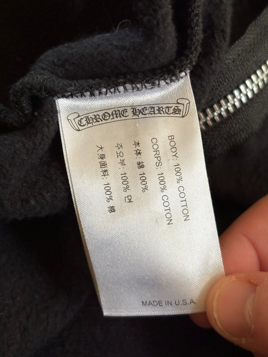 Chrome Hearts St Barths Exclusive Zip-Up Hoodie