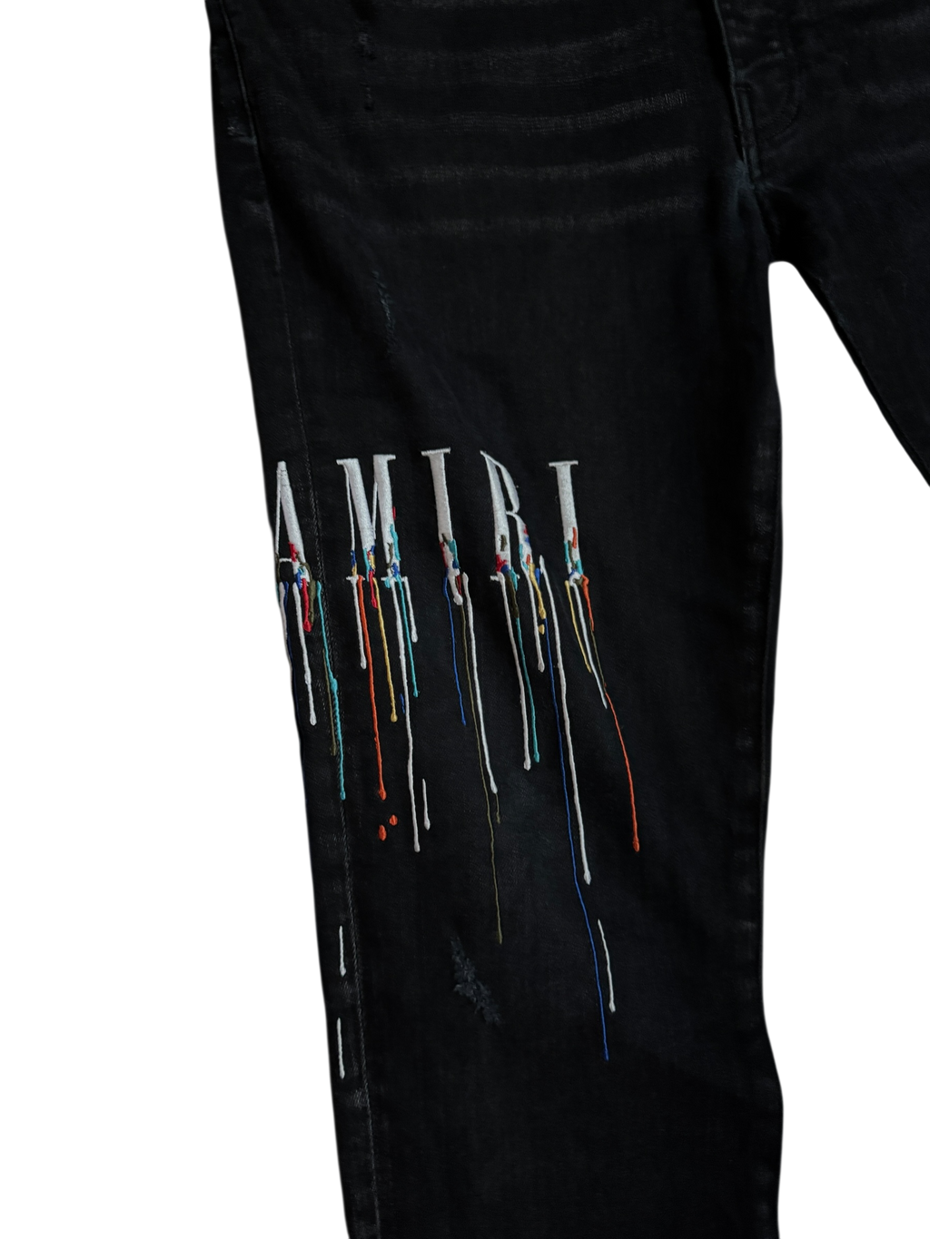 Amiri Thrasher Paint Drip Jeans