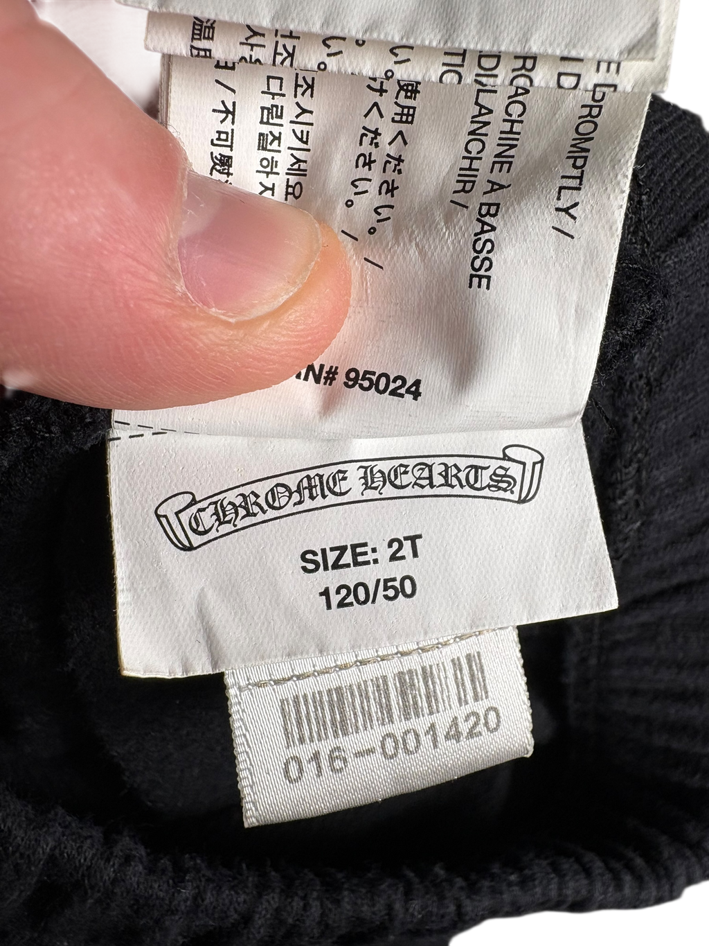 Chrome Hearts Baby Blue Scroll Sweatpants Toddler