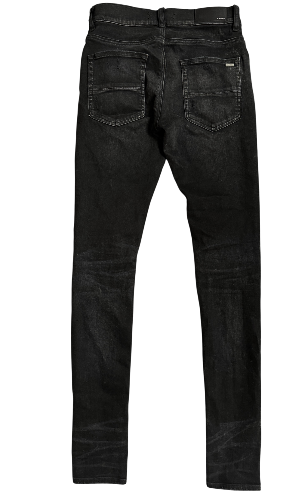 Amiri MX1 Black Camo Patch Jeans