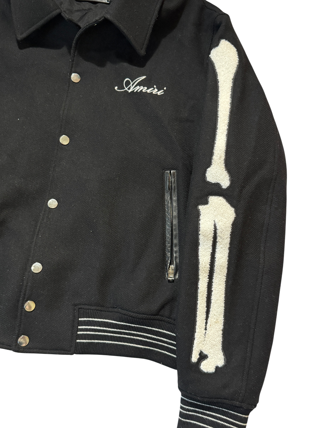 Amiri Bones Varsity Jacket - Size 56