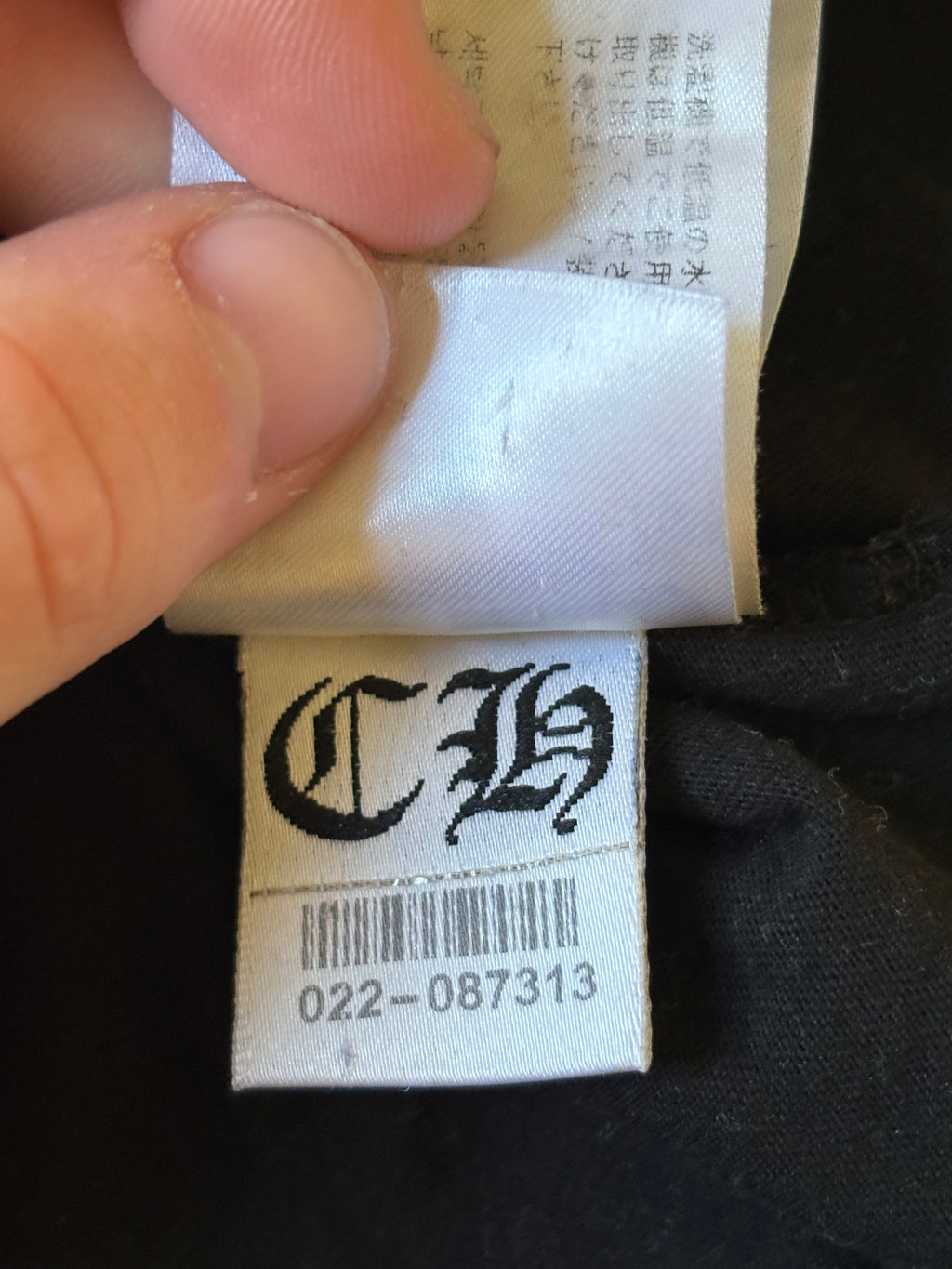 Chrome Hearts Cross Long Sleeve T-Shirt- Size L