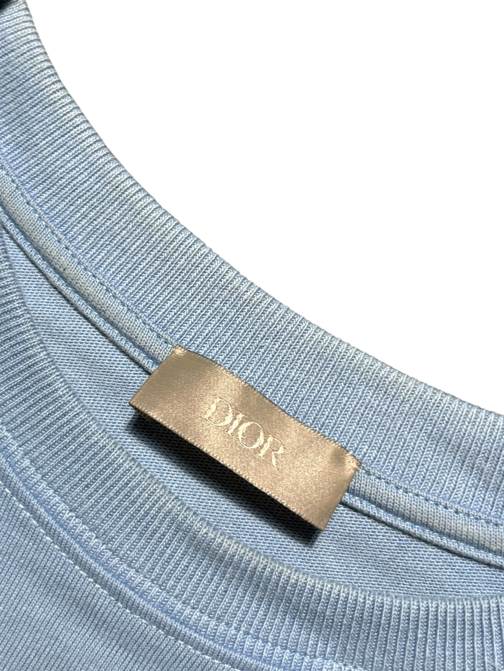 Dior CD Logo Tee Blue - Size S