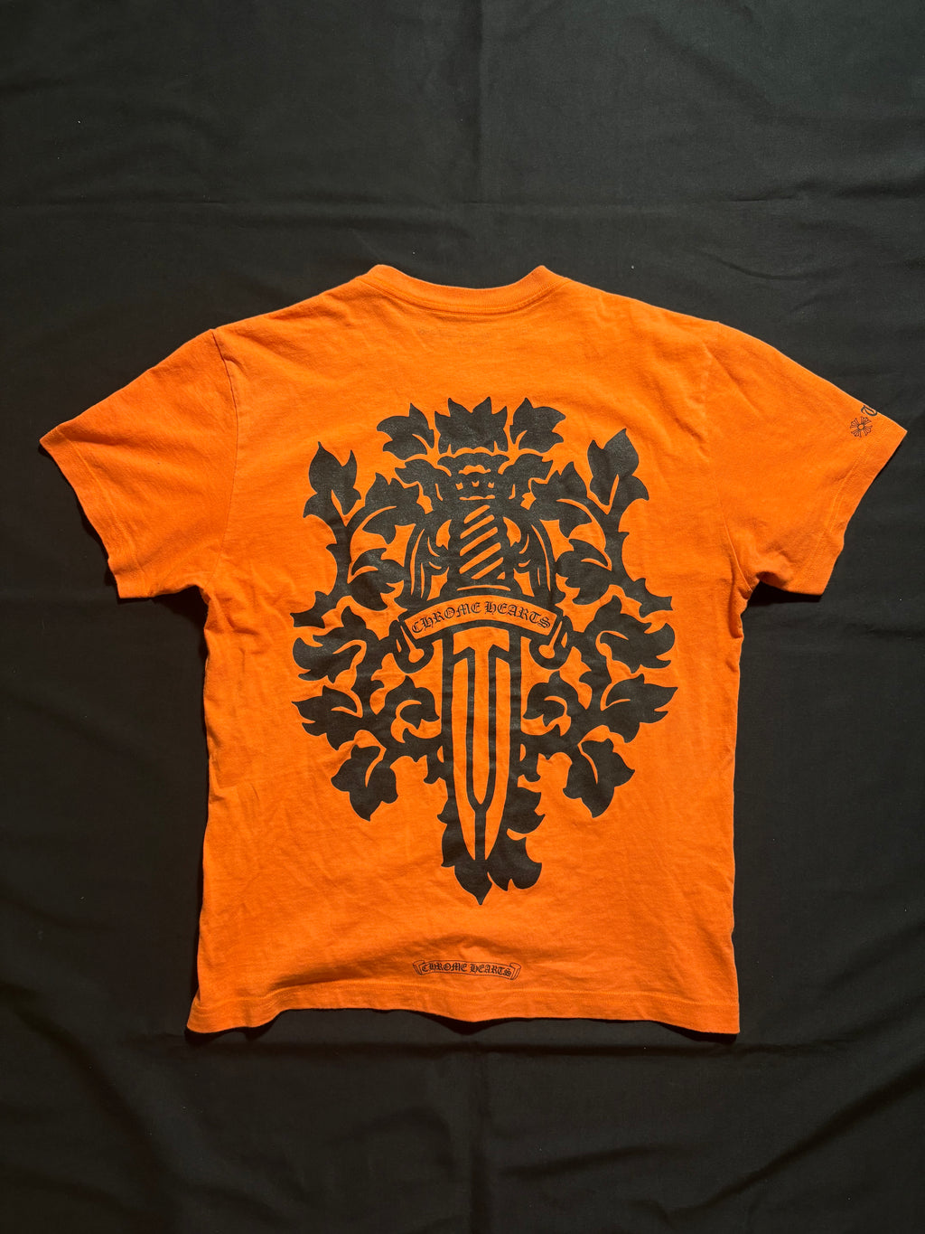 Chrome Hearts Orange Dagger Tee