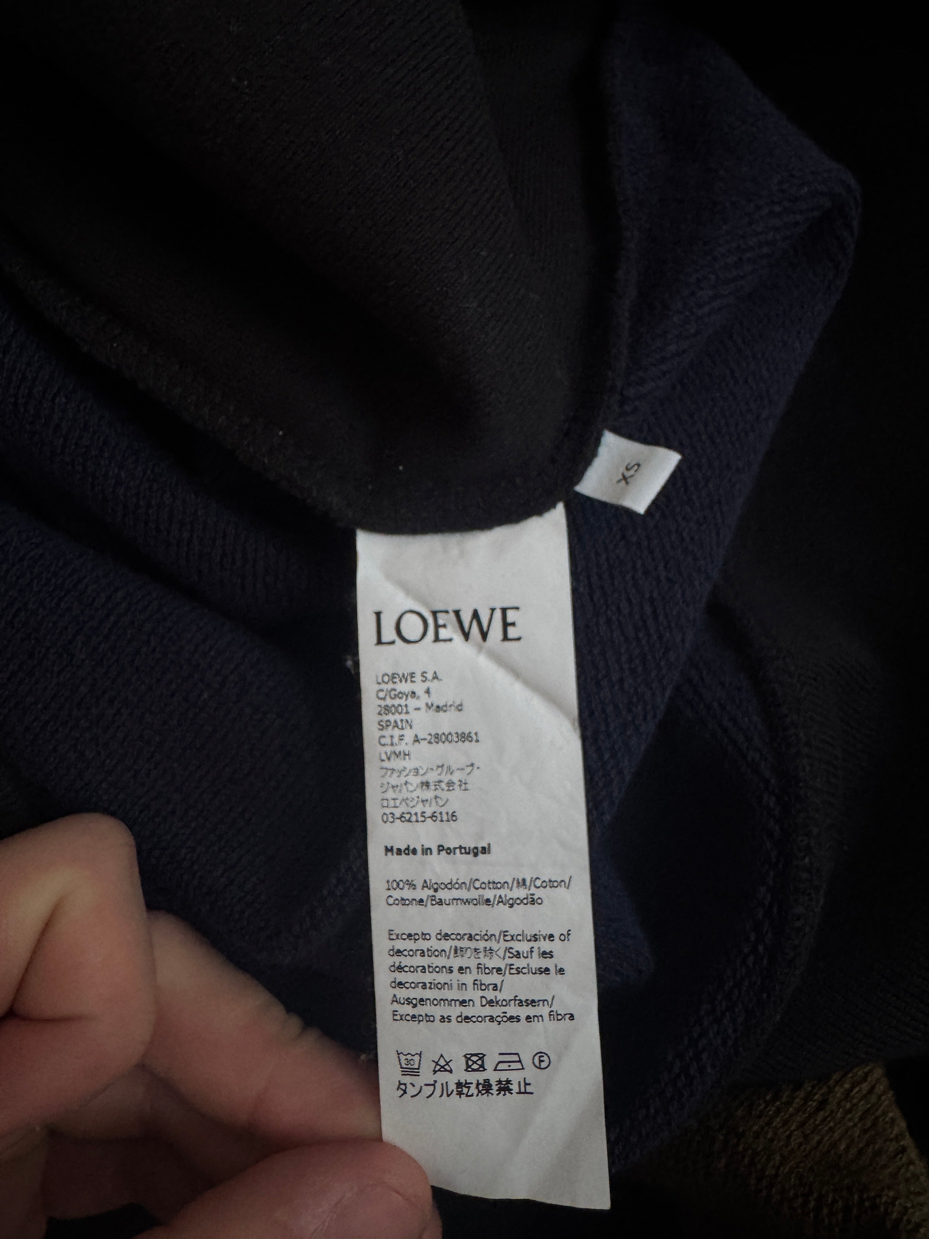 Loewe Anagram Embroidered Hoodie