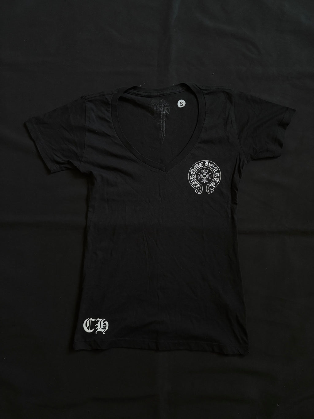 Chrome Hearts Short Sleeve V Neck T-Shirt Women’s