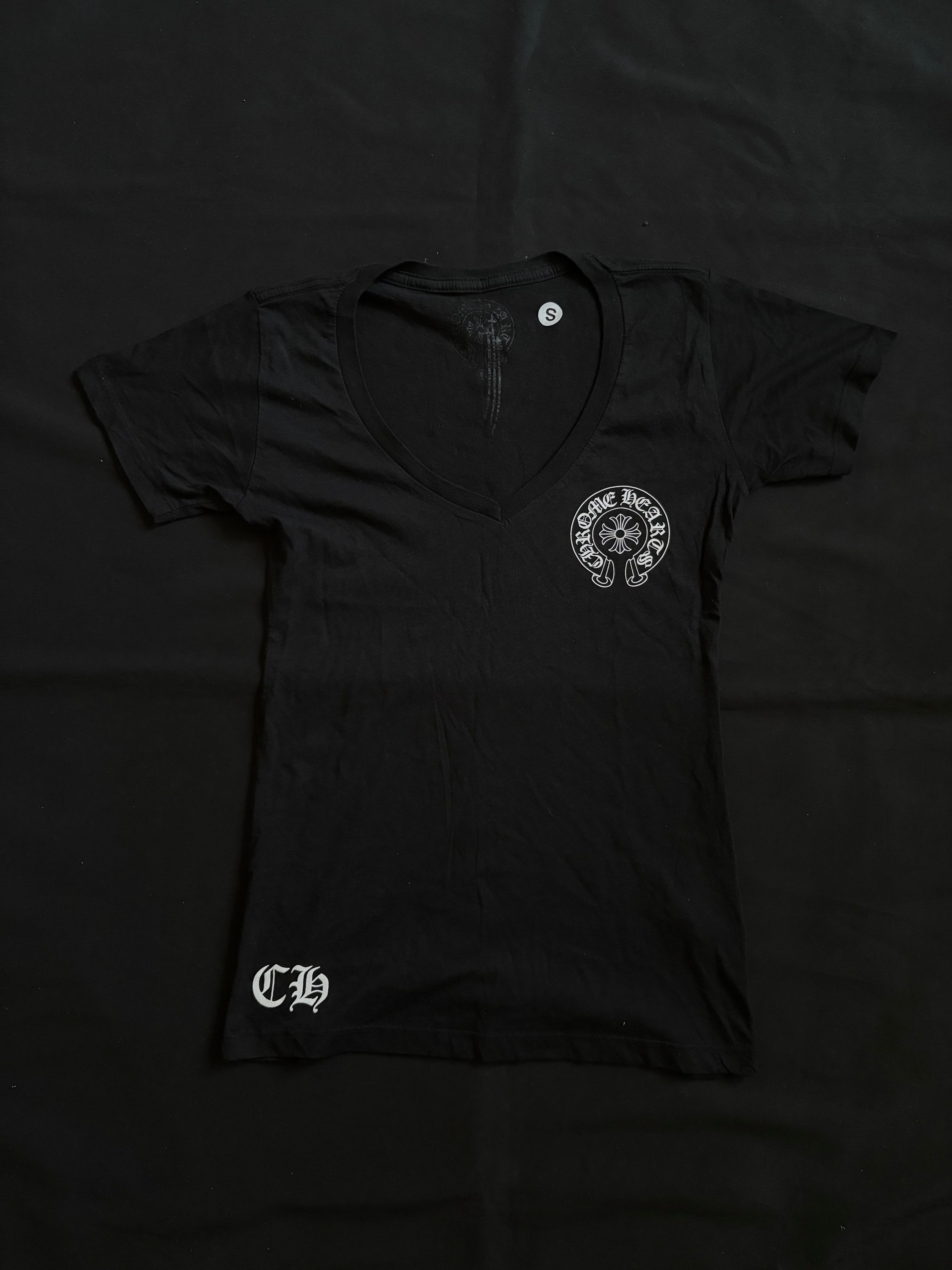 Chrome Hearts Short Sleeve V Neck T-Shirt Women’s