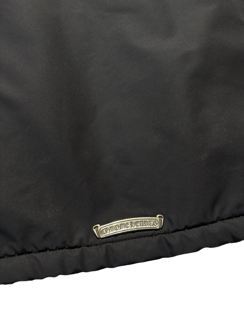 Chrome Hearts Faux Fur Lined Cobra Cross Patch Racing Jacket - Large