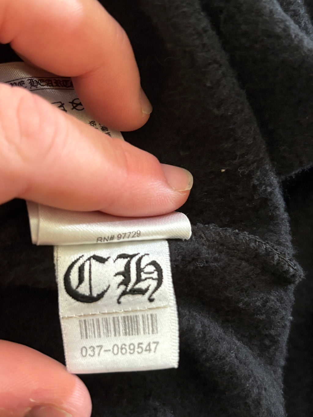 Chrome Hearts Neck Logo Crewneck - Size XL