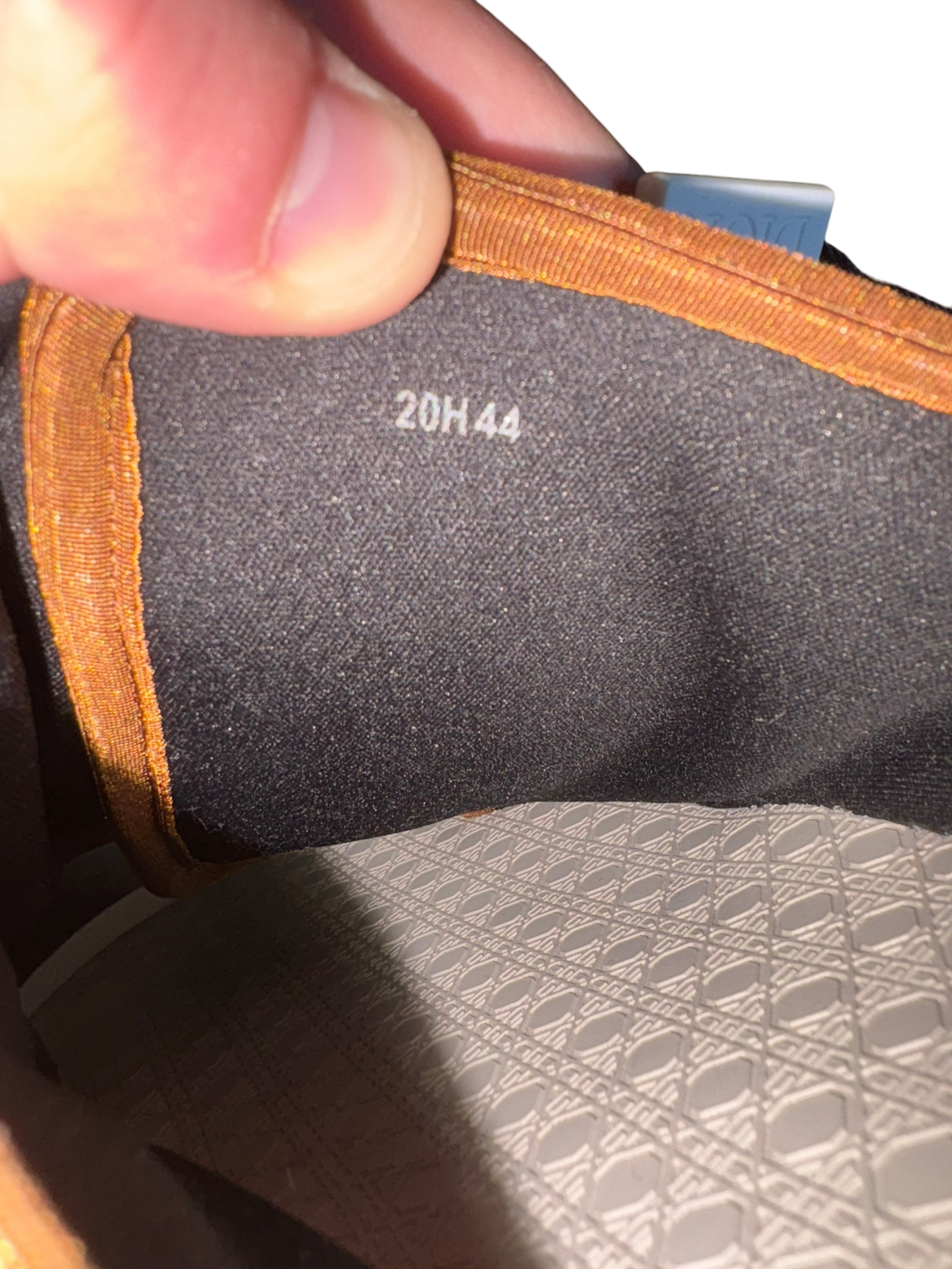 Dior Alpha Slide Brown Navy