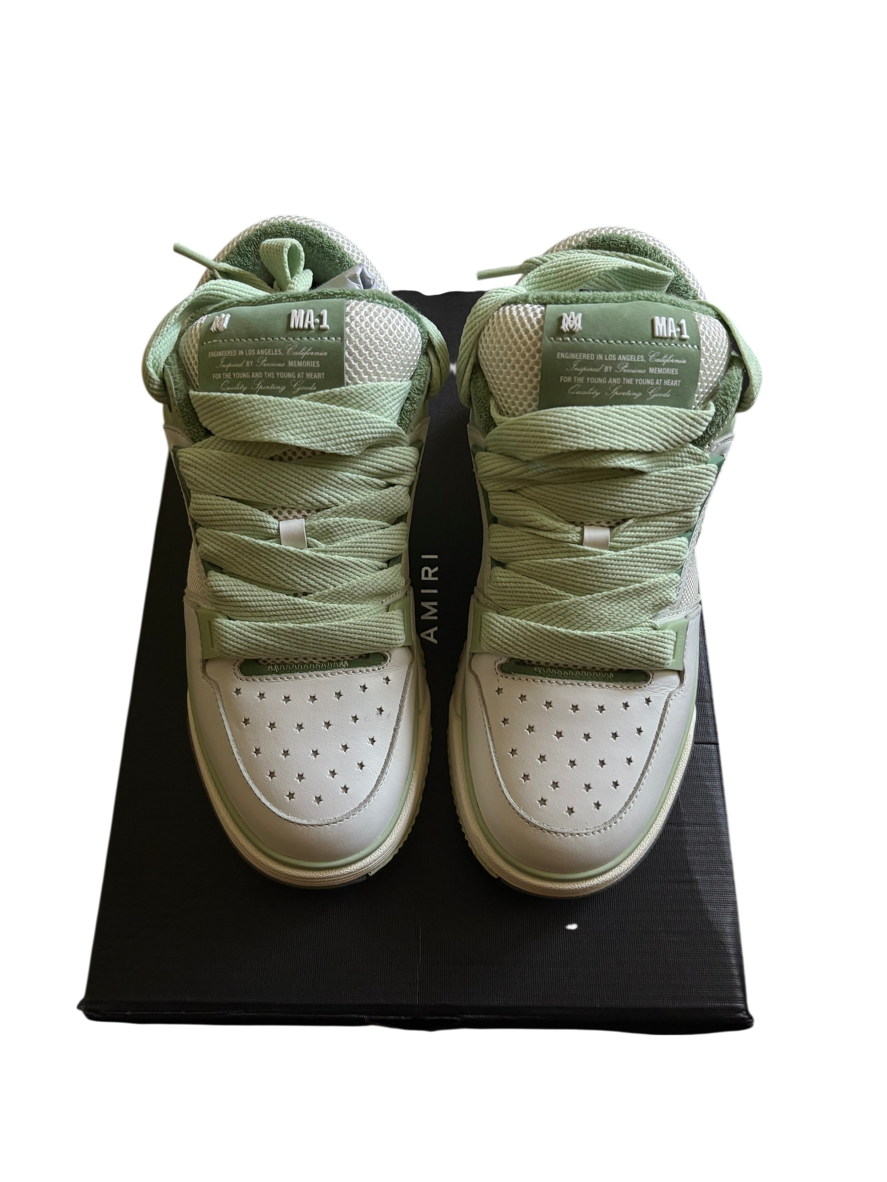 Amiri MA-1 Mint/White Sneakers