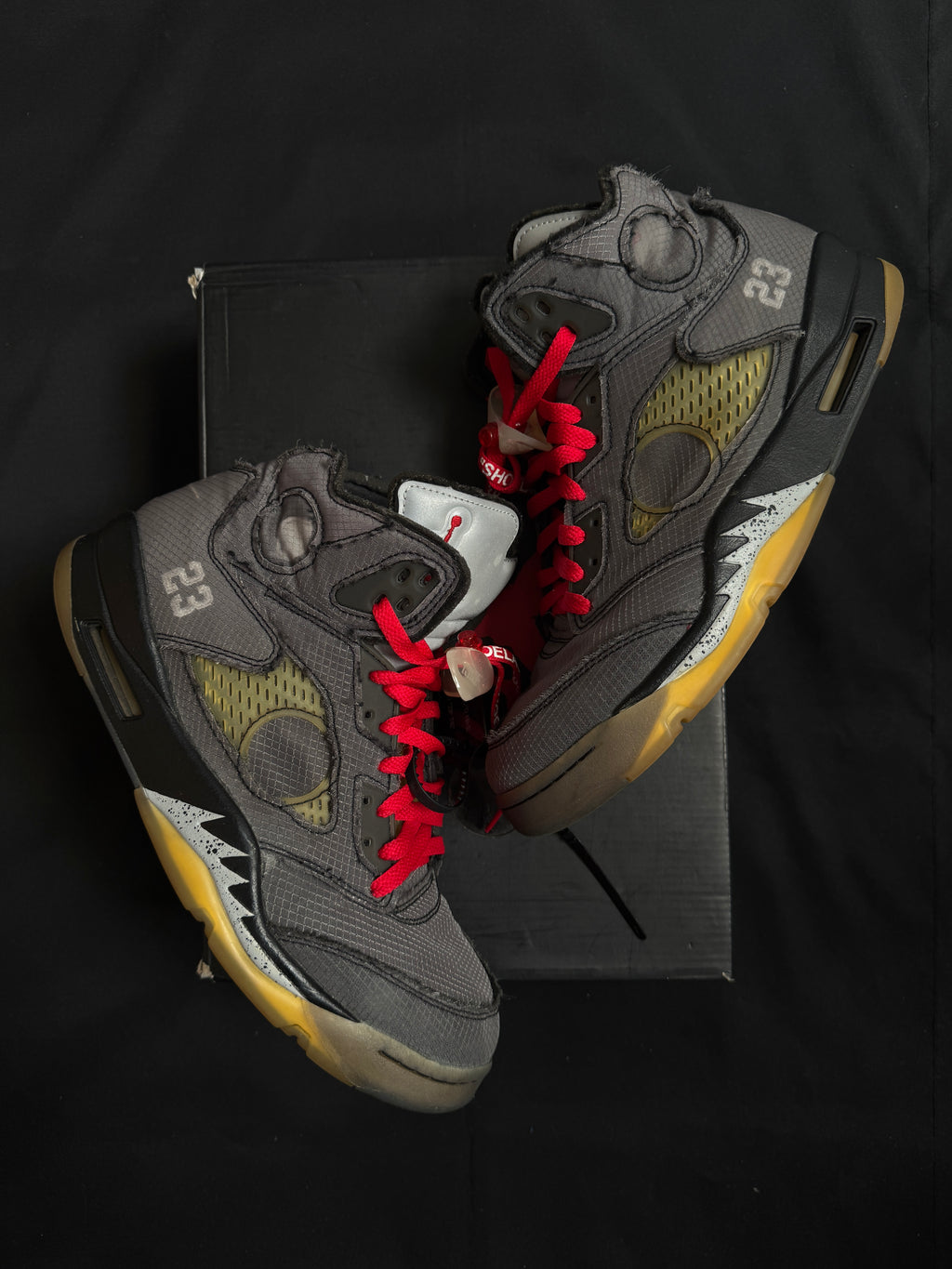 Air Jordan Off White 5 Black