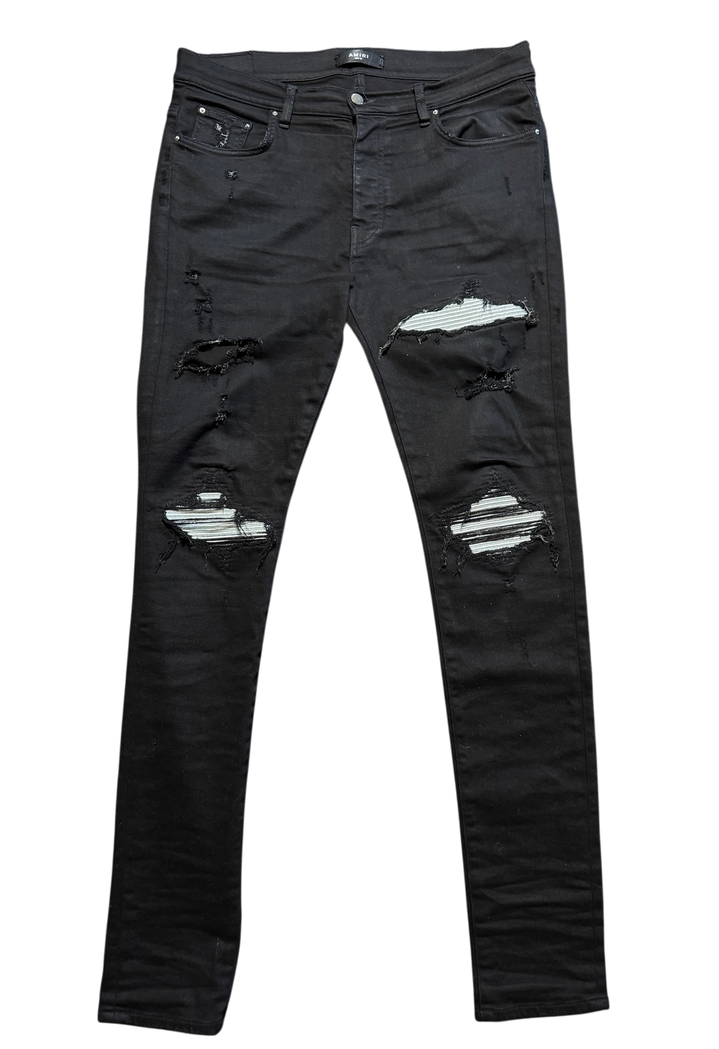 Amiri MX1 Black Silver Patch