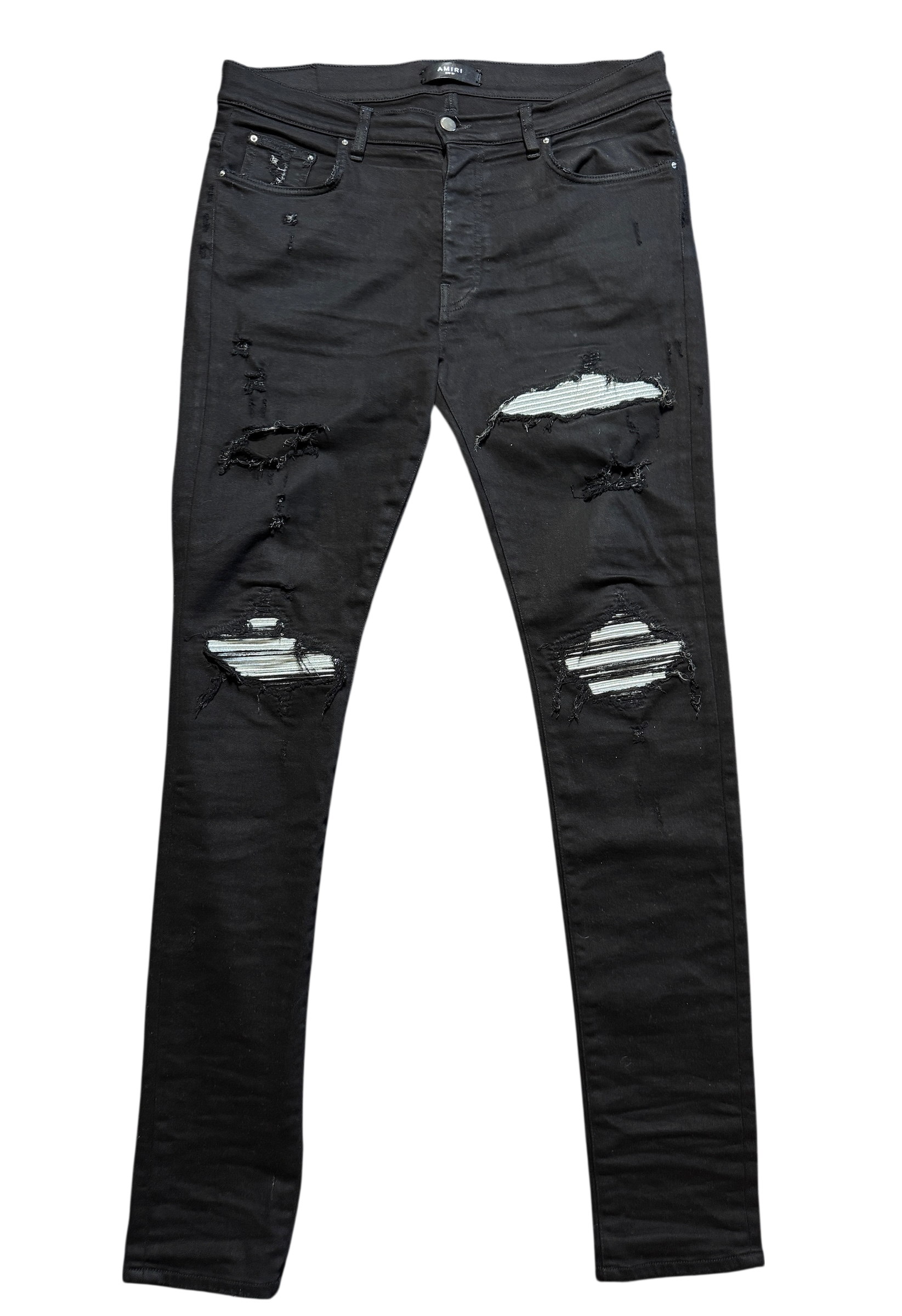 Amiri MX1 Black Silver Patch