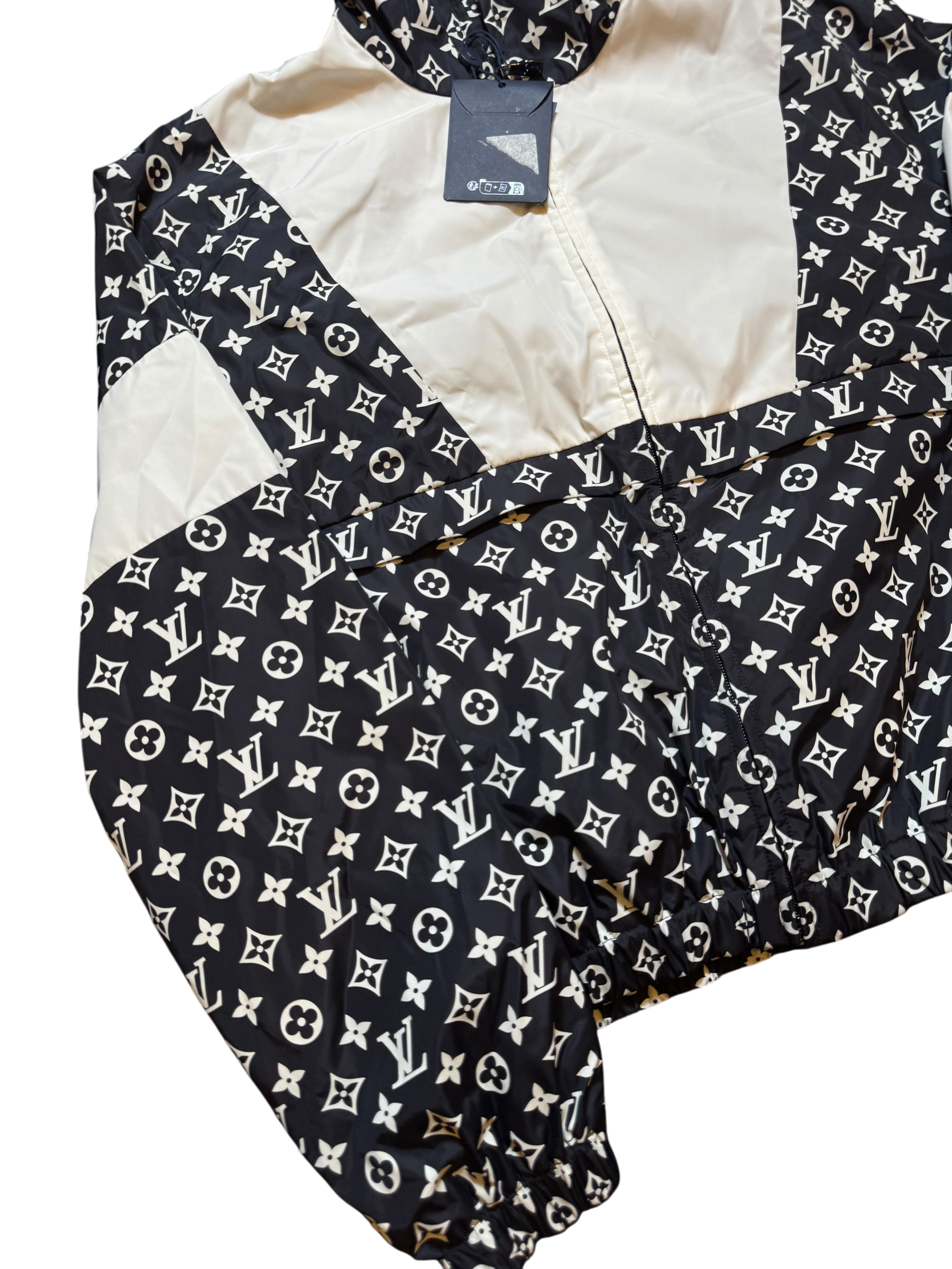 Louis Vuitton Monogram Nylon Windbreaker Jacket - Size 48