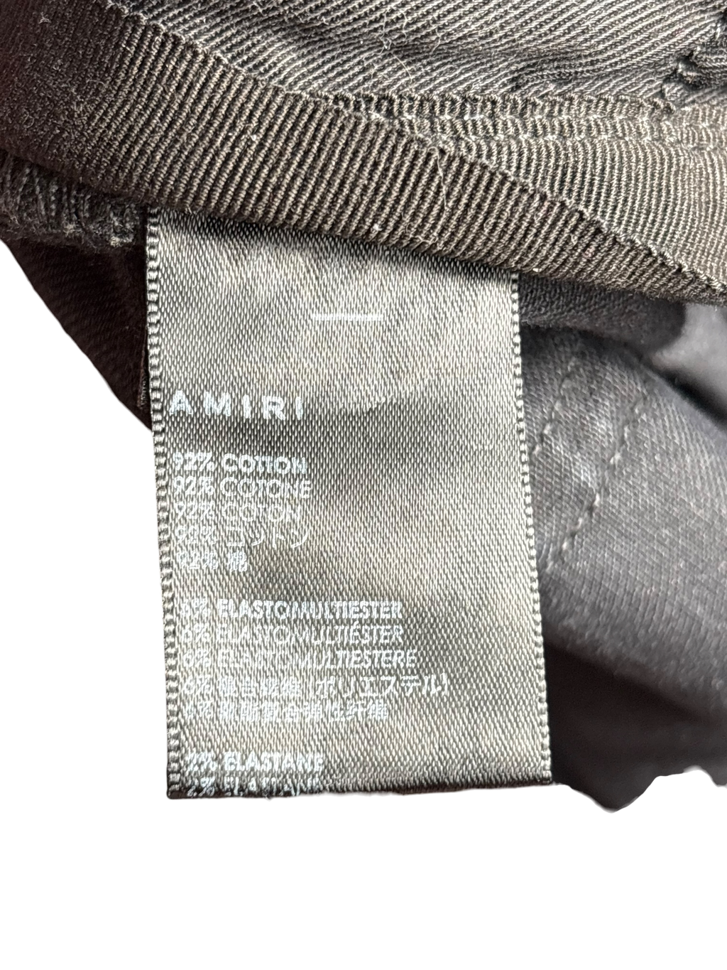 Amiri MX1 Brown Bandana Patch Black Jeans - Size 34