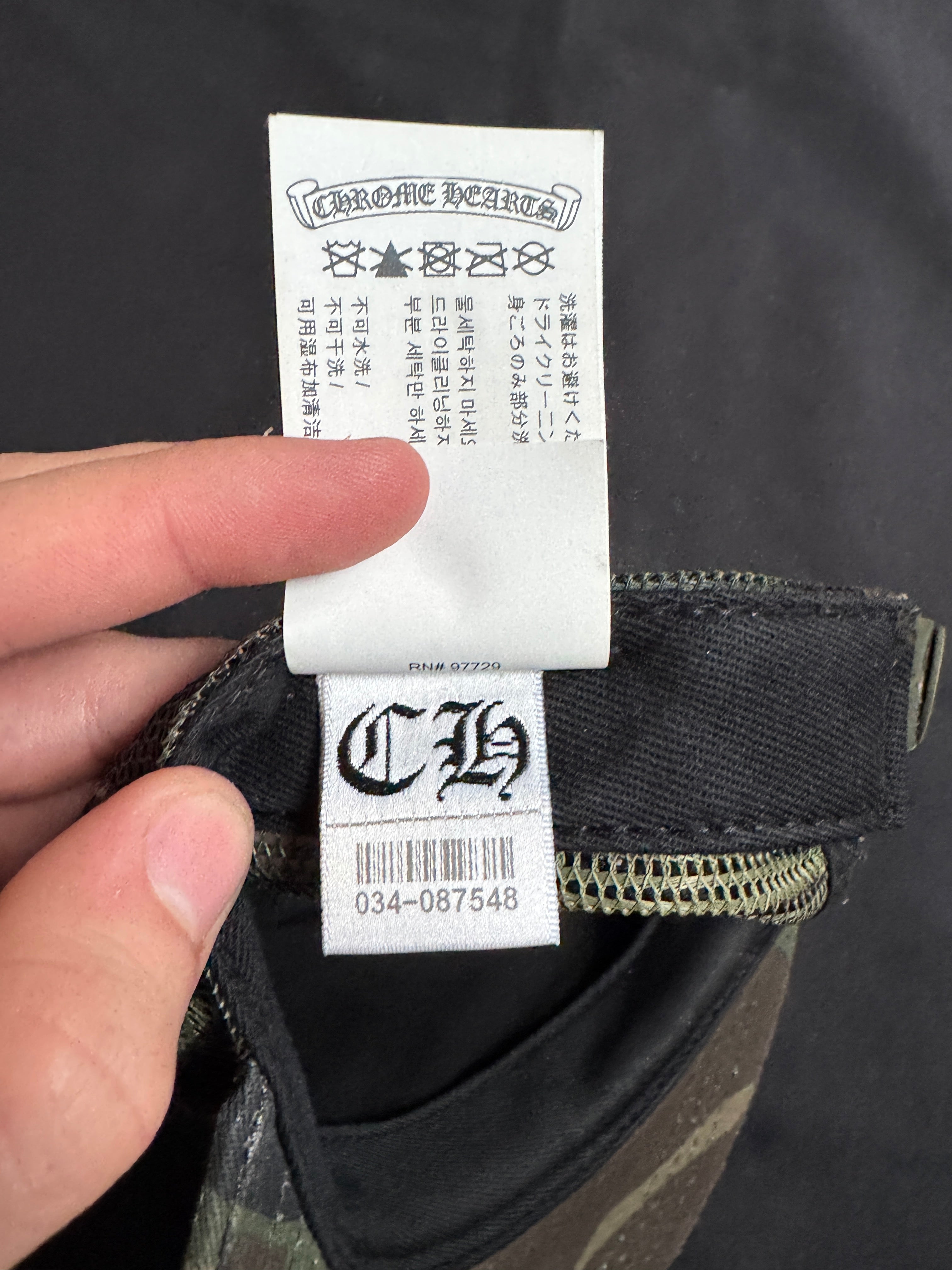 Chrome Hearts Camo Trucker