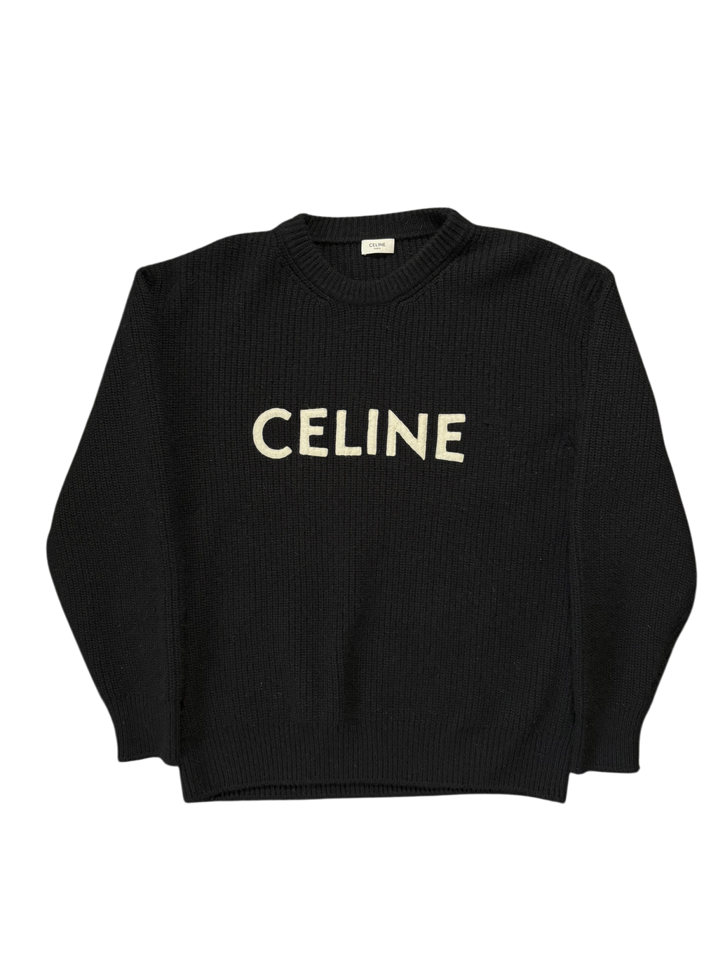 Celine Ribbed Crewneck