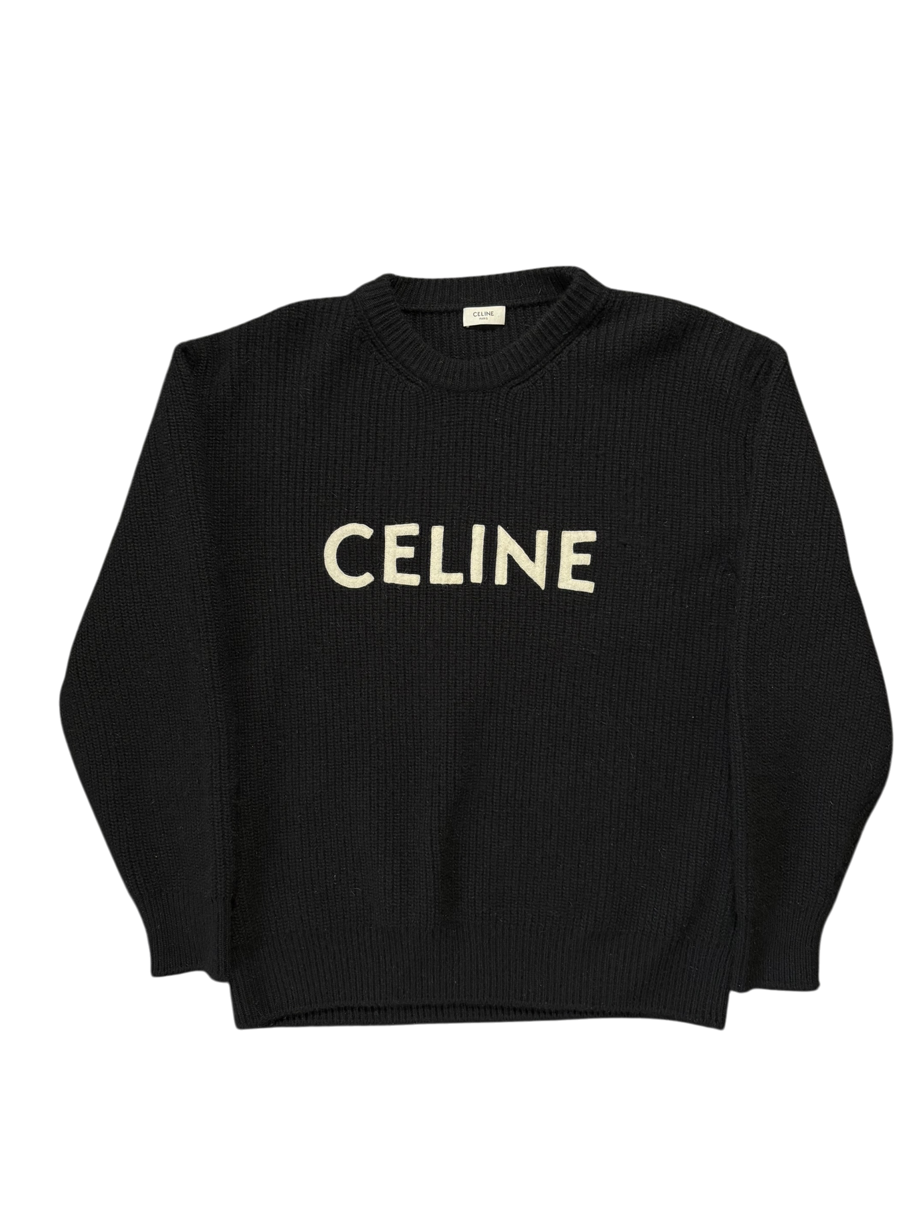 Celine Ribbed Crewneck