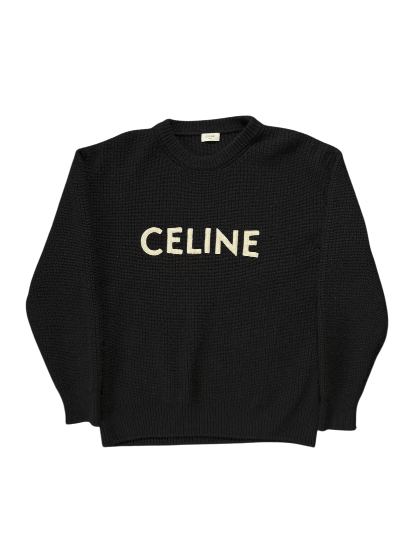 Celine Ribbed Crewneck