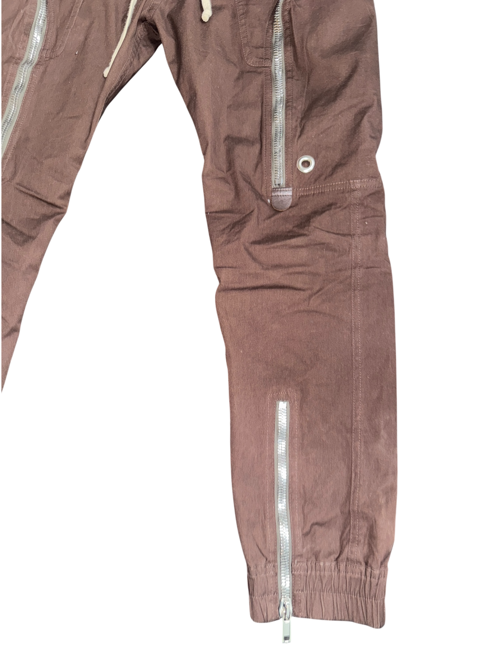 Rick Owens Bauhas Cargo Pants Brown - Extra Small