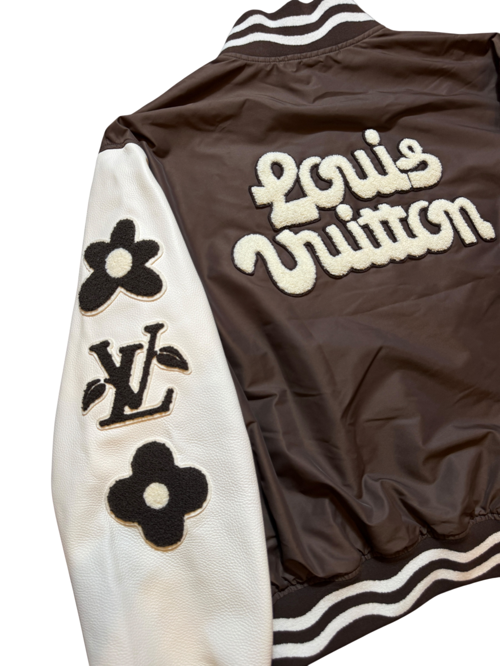 Louis Vuitton by Tyler, the Creator Embroidered Varsity Jacket - Size 52