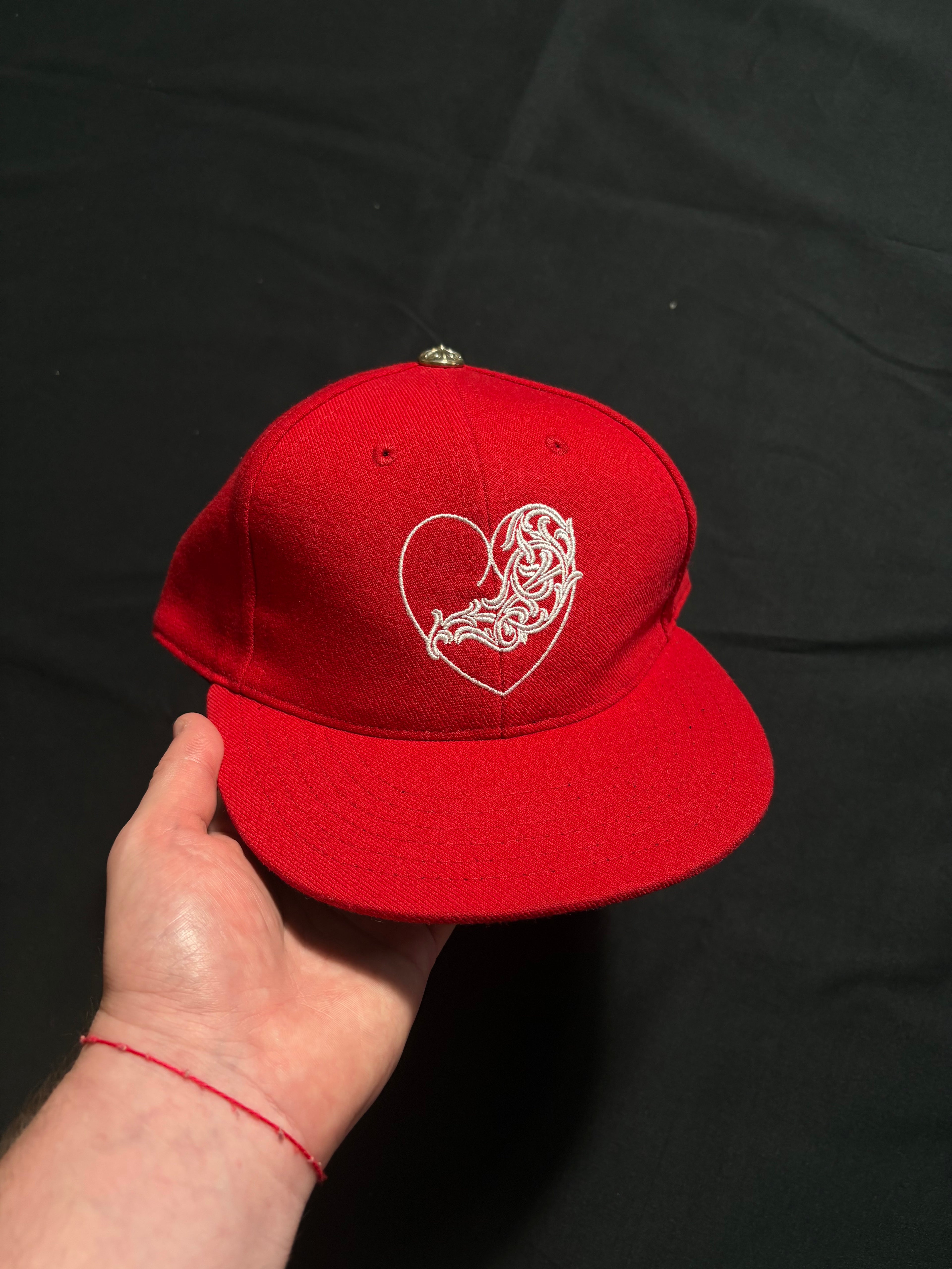Chrome Hearts Red Love You Hat