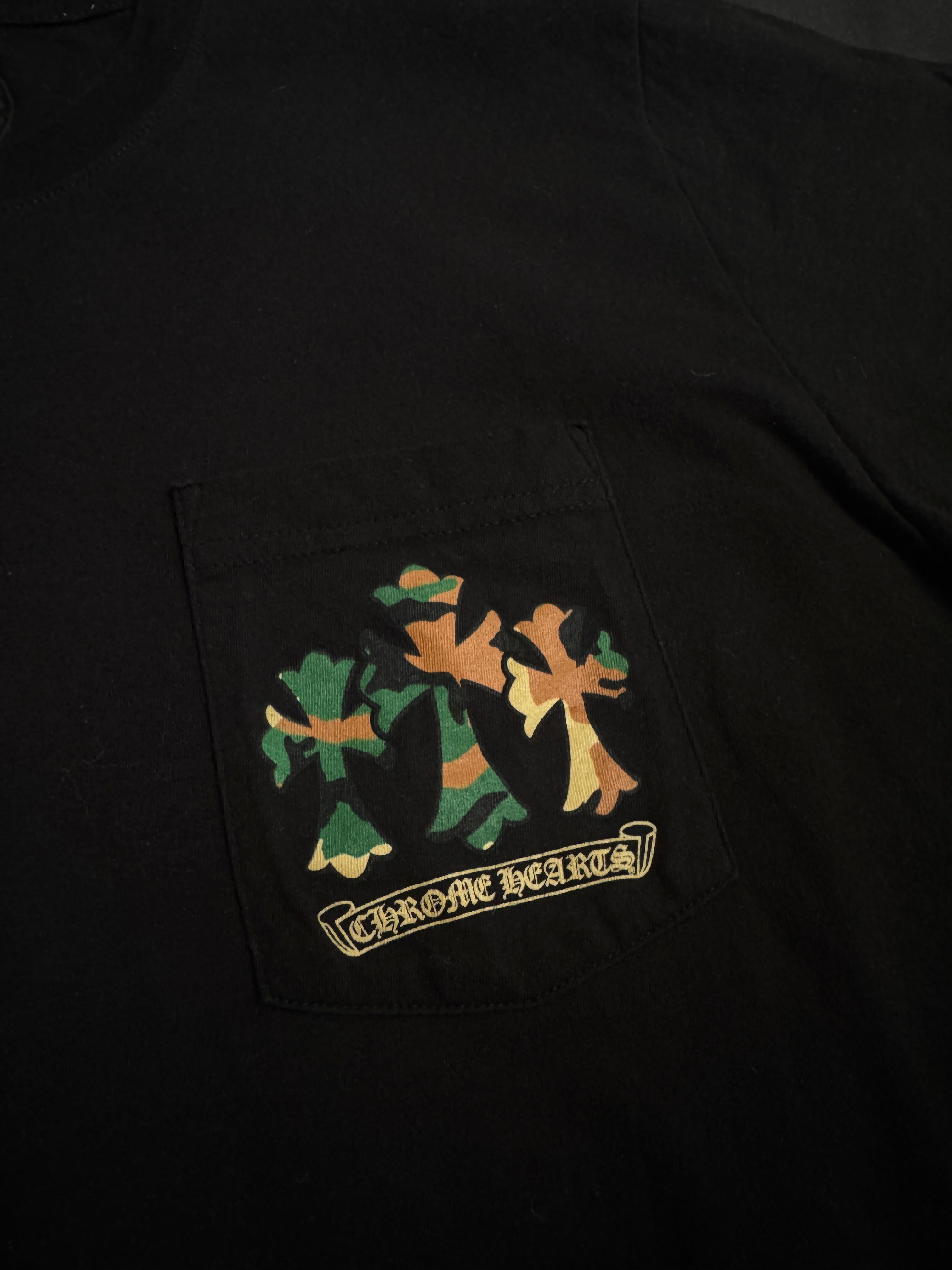 Chrome Hearts Camo Three Cross T-Shirt