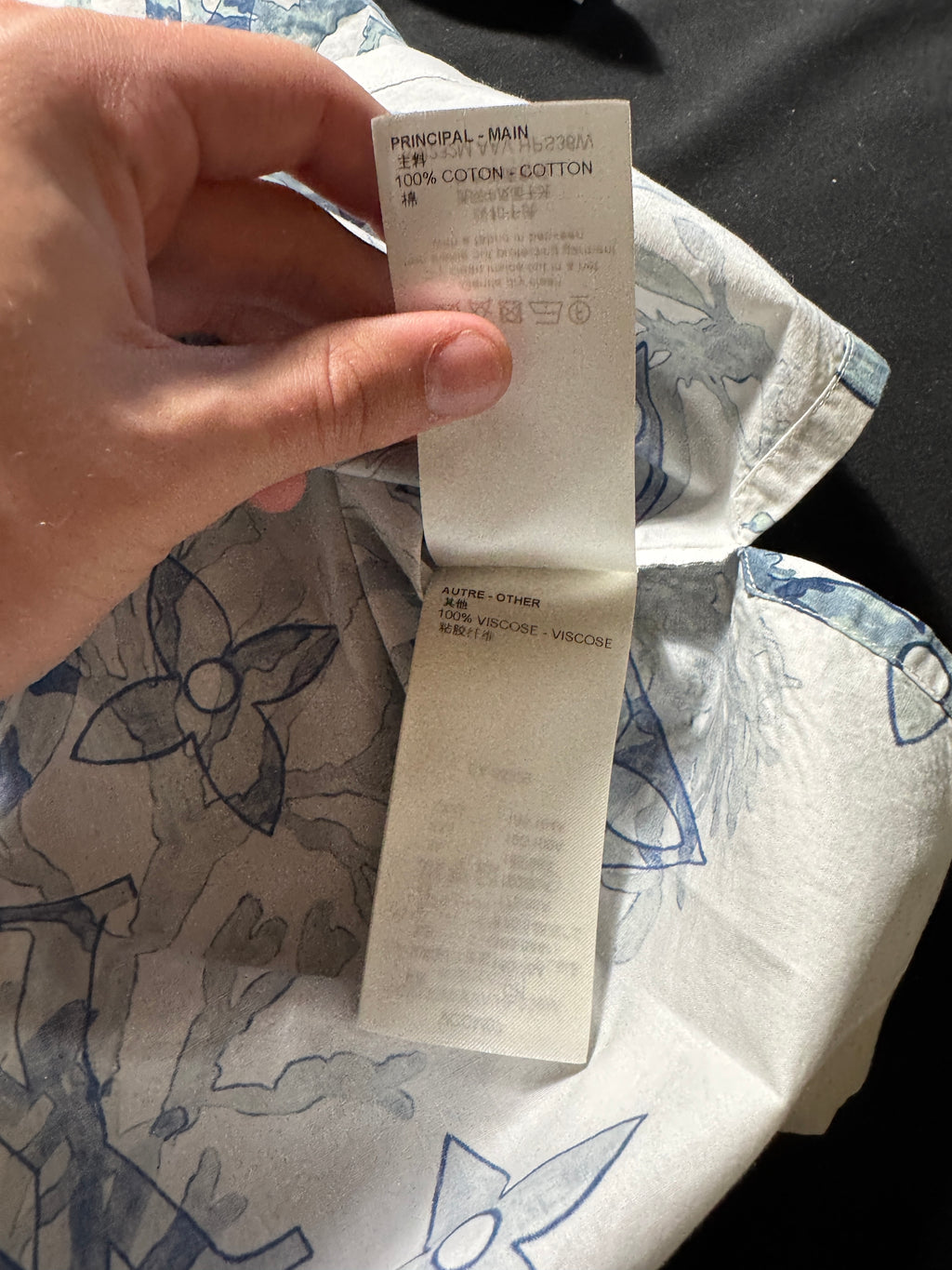 Louis Vuitton Floral Button Up