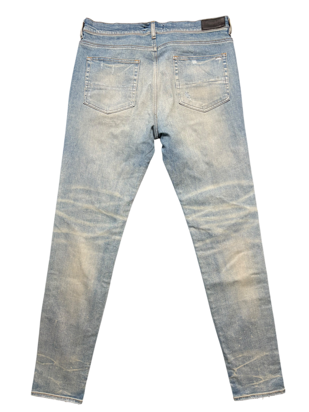 Amiri MX1 LightWash White Patch - Size 38