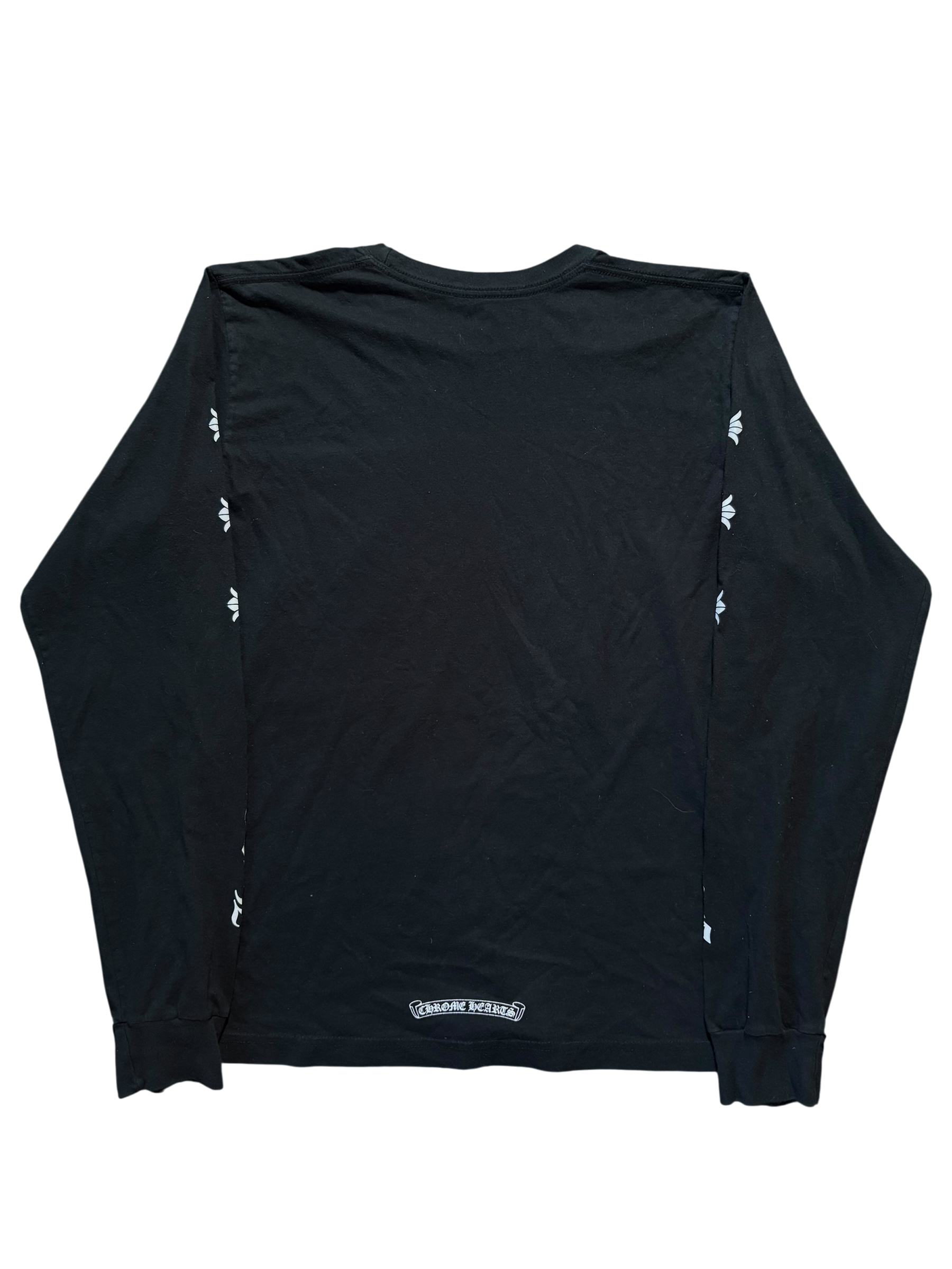 Chrome Hearts Cross Long Sleeve T-Shirt- Size L