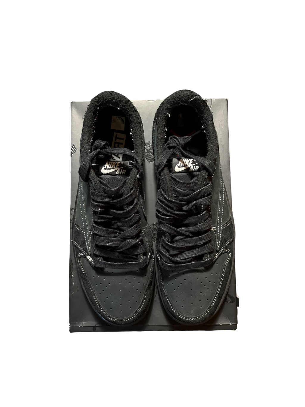 Jordan 1 Retro Low OG SP Travis Scott Black Phantom - Size 9.5