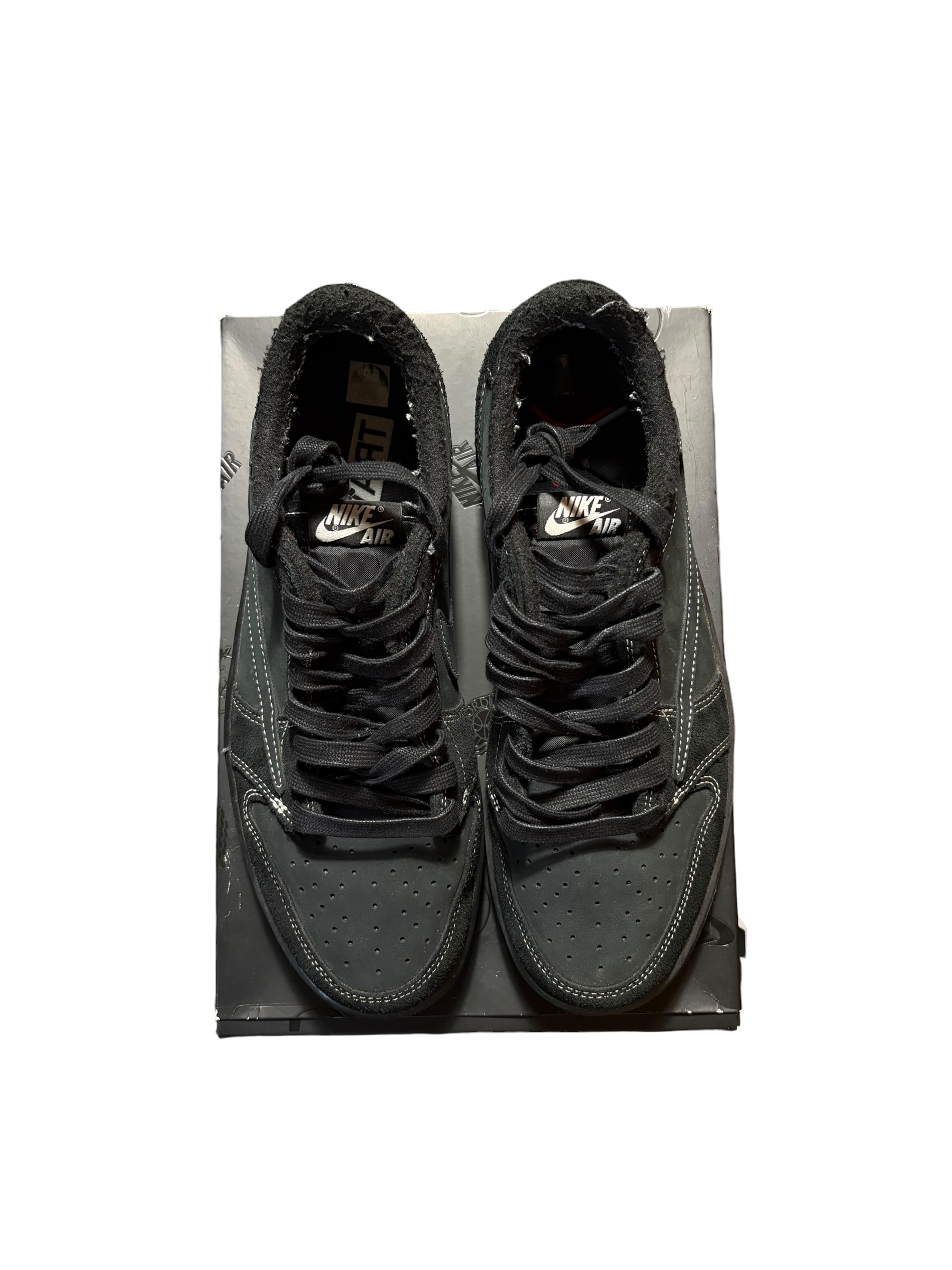 Jordan 1 Retro Low OG SP Travis Scott Black Phantom - Size 9.5