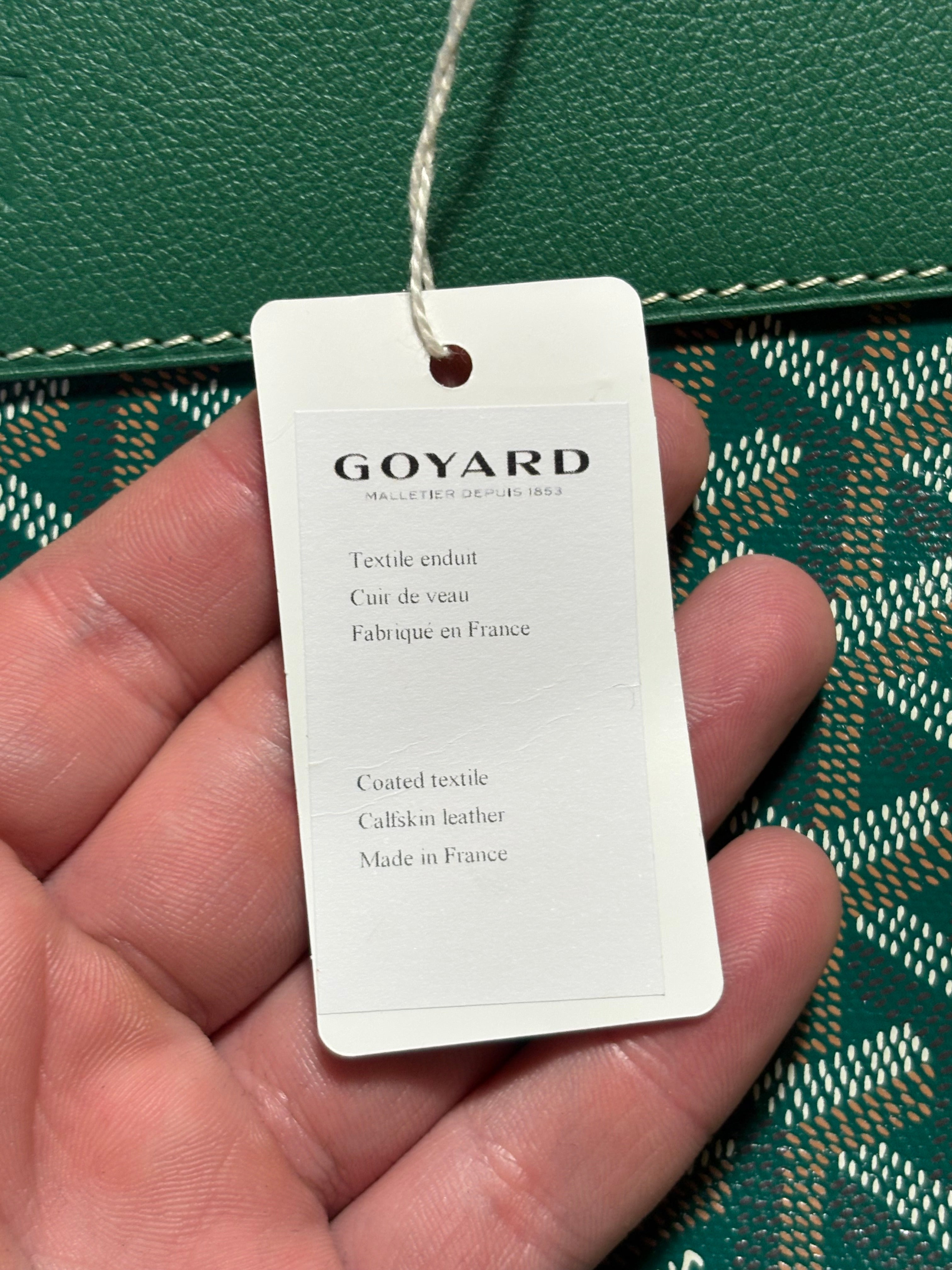 Goyard Green Cisalpin Backpack