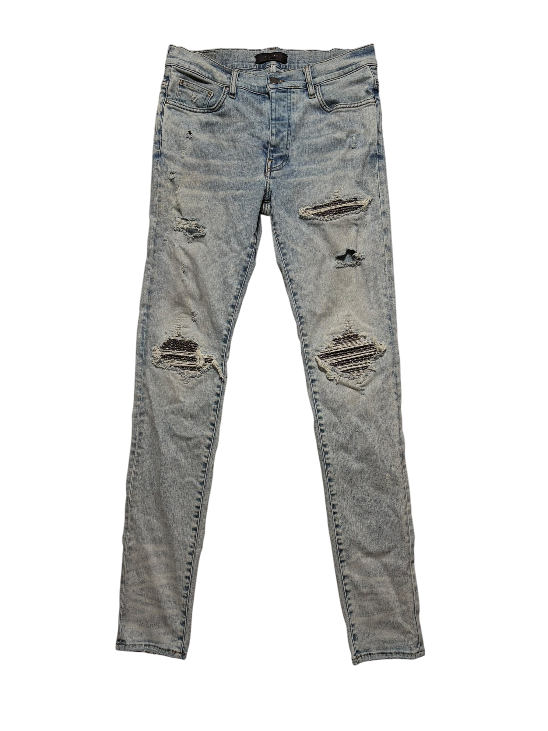 Amiri Mx1 LightWash Iridescent Patch