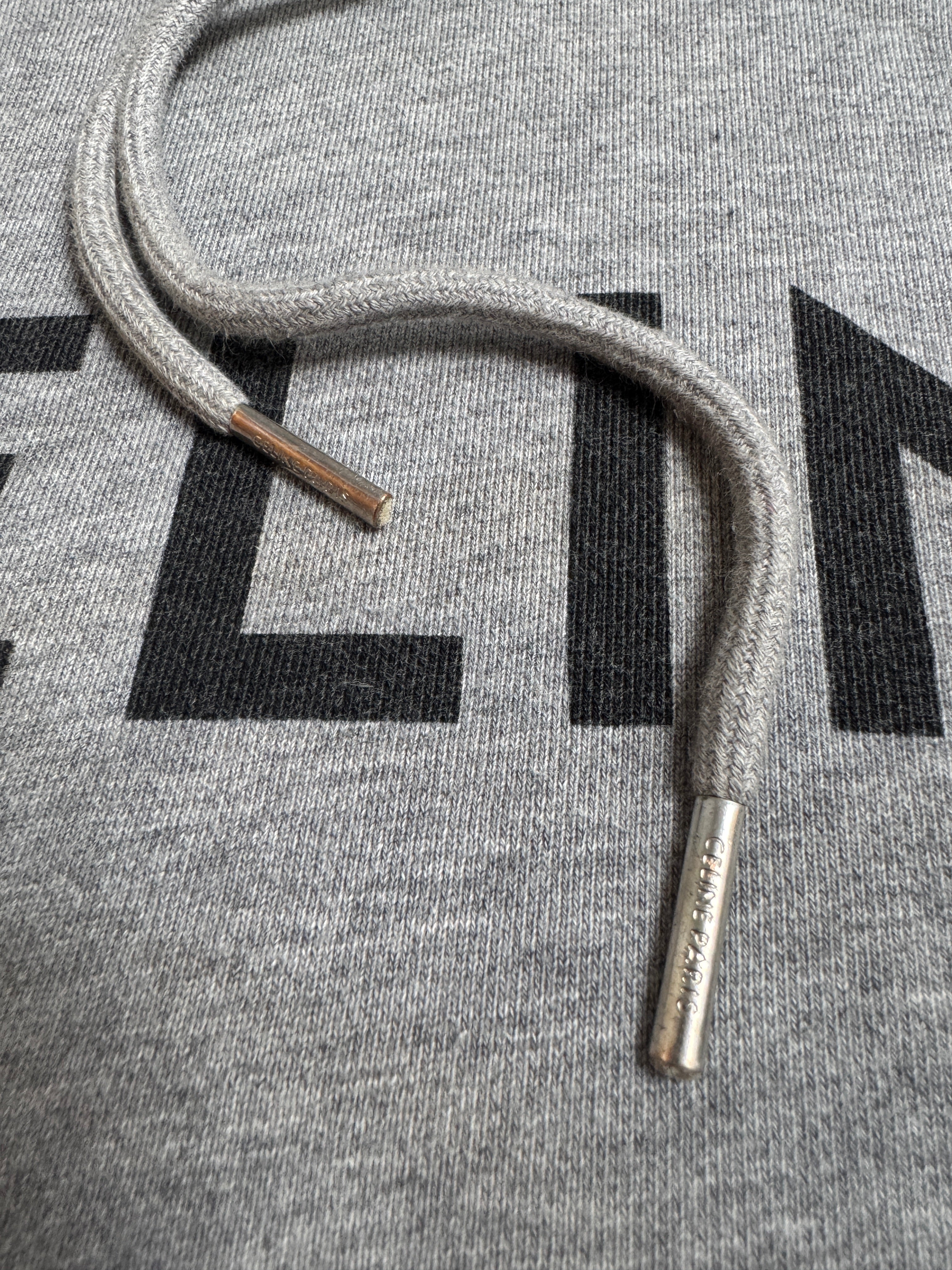 Celine Grey Classic Logo Hoodie - Size M