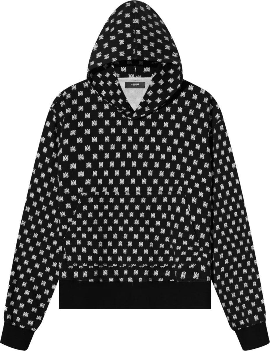 AMIRI ALL OVER MA BLACK HOODIE
