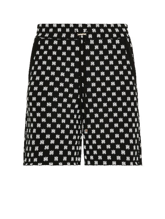 AMIRI ALL OVER MA BLACK SHORTS