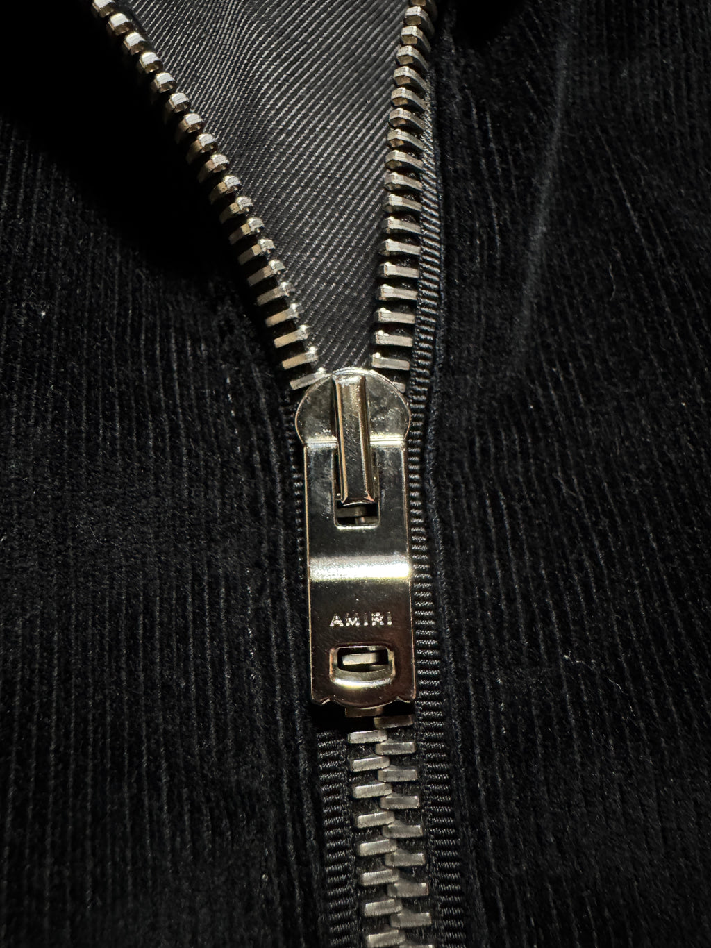 Amiri Corduroy Brothers Varsity Jacket Black