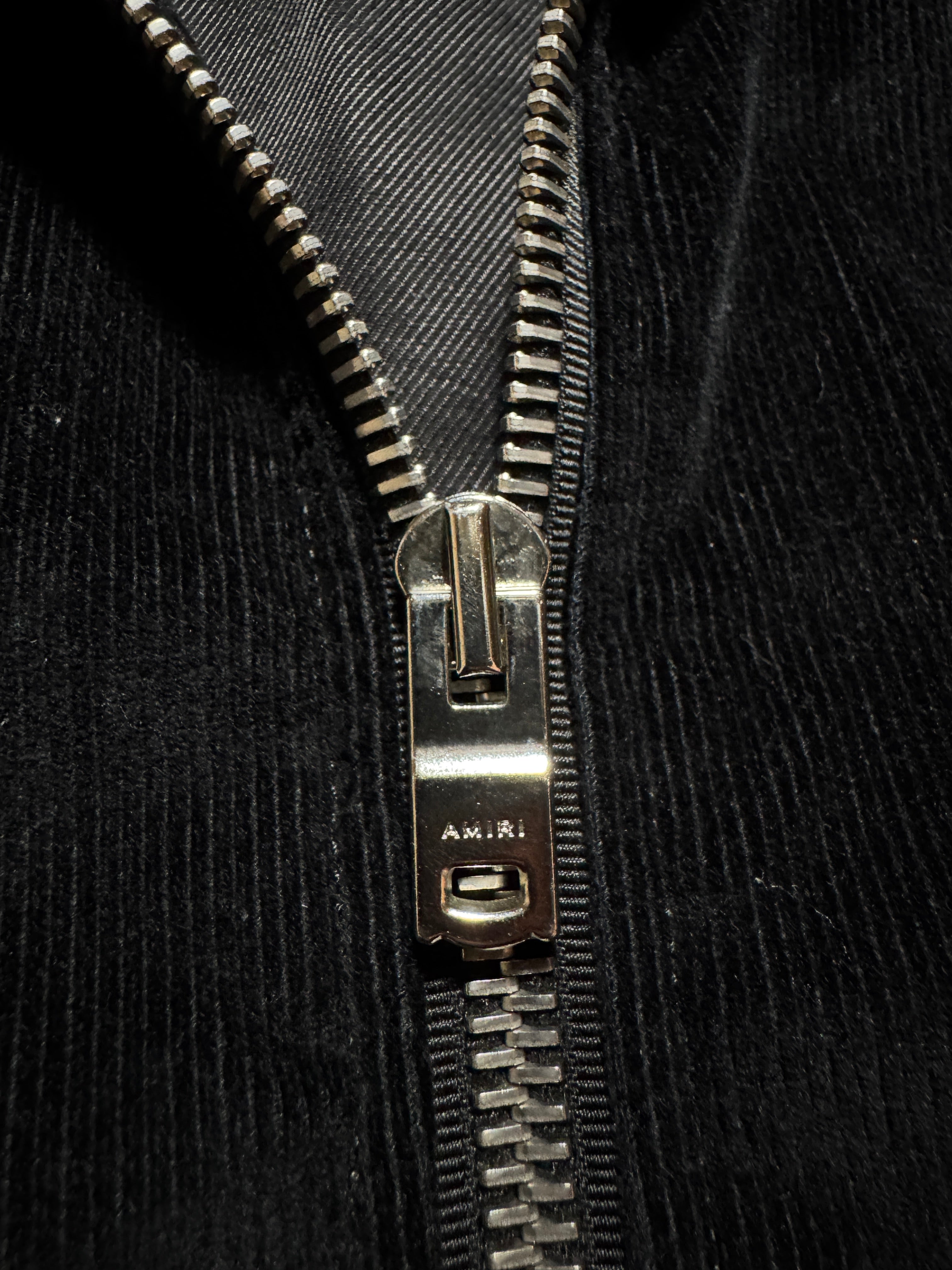 Amiri Corduroy Brothers Varsity Jacket Black