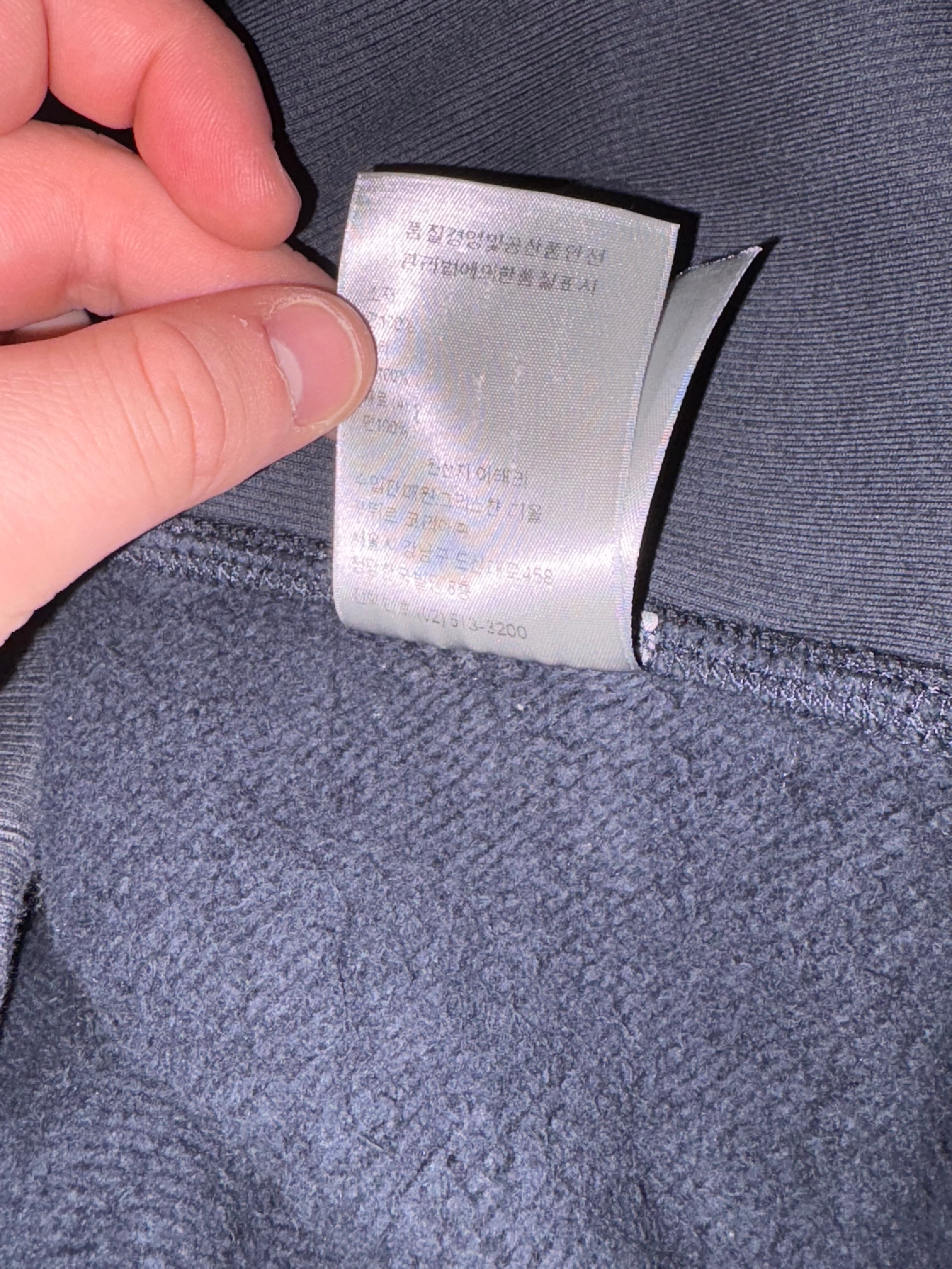 Dior Towel Hoodie Navy