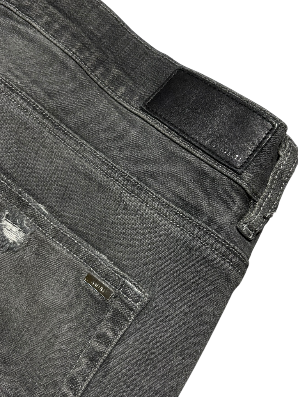 Amiri MX1 Grey Black Patch - Size 38