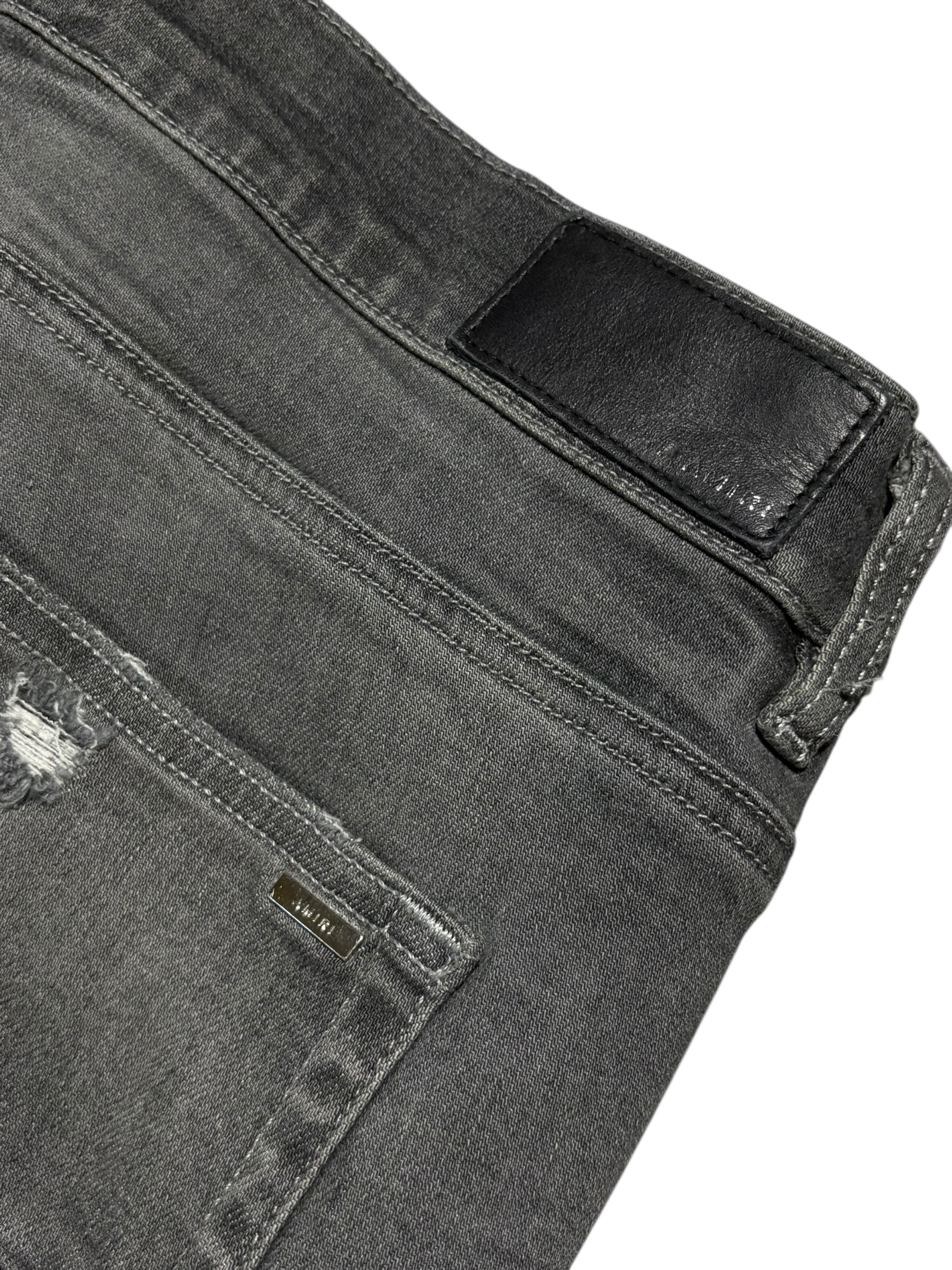 Amiri MX1 Grey Black Patch - Size 38