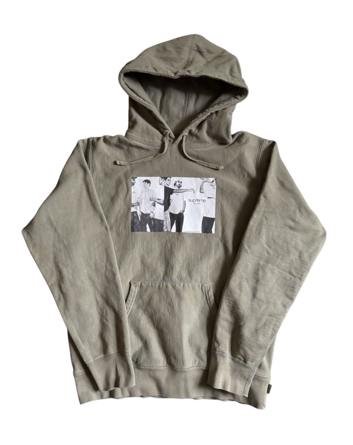 Supreme Olive New York Print Small