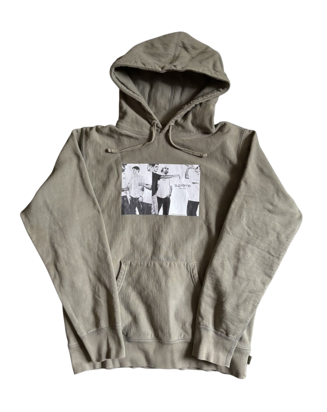 Supreme Olive New York Print Small