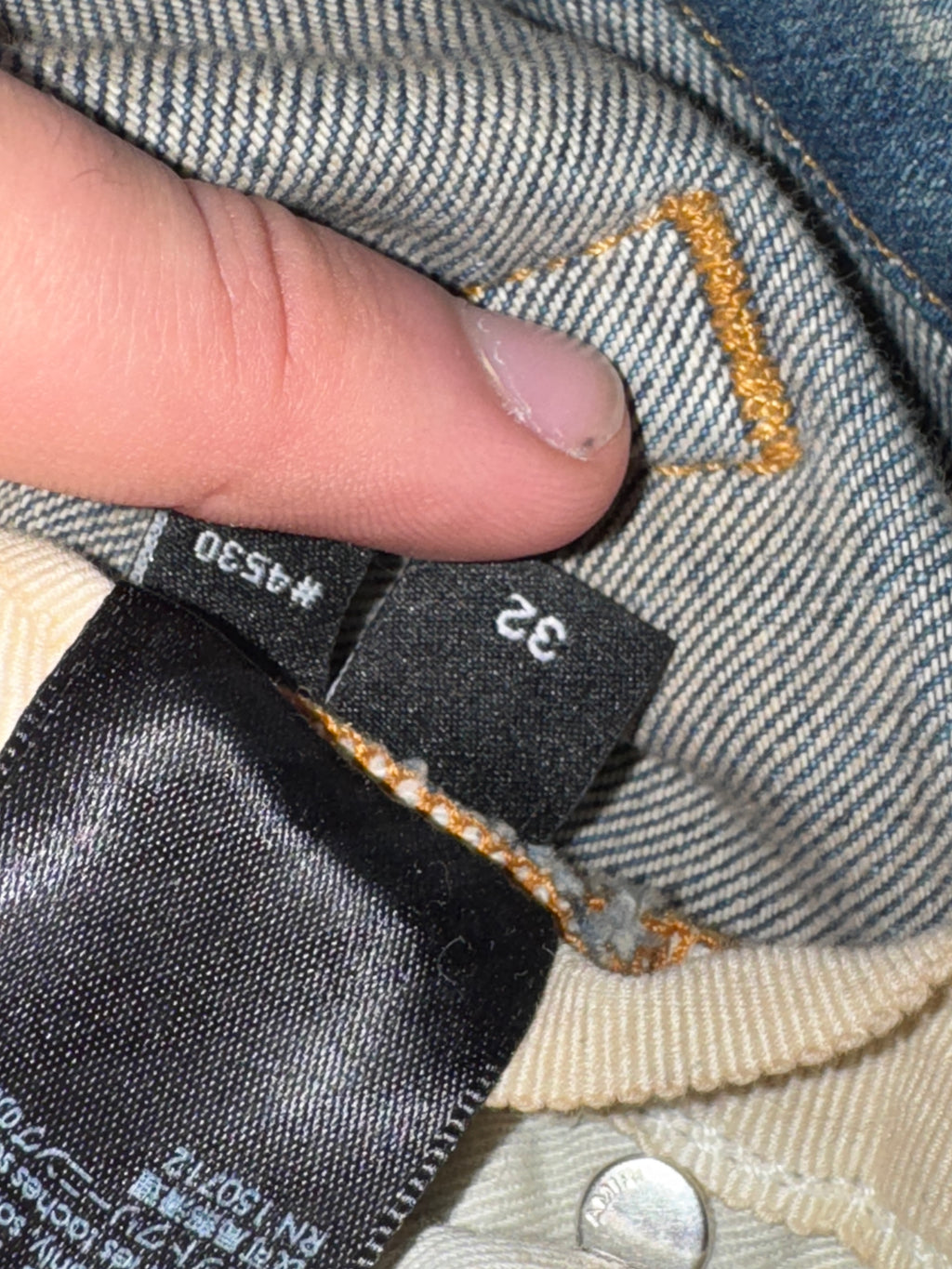 Amiri MX1 Lightwash Boucle Patch