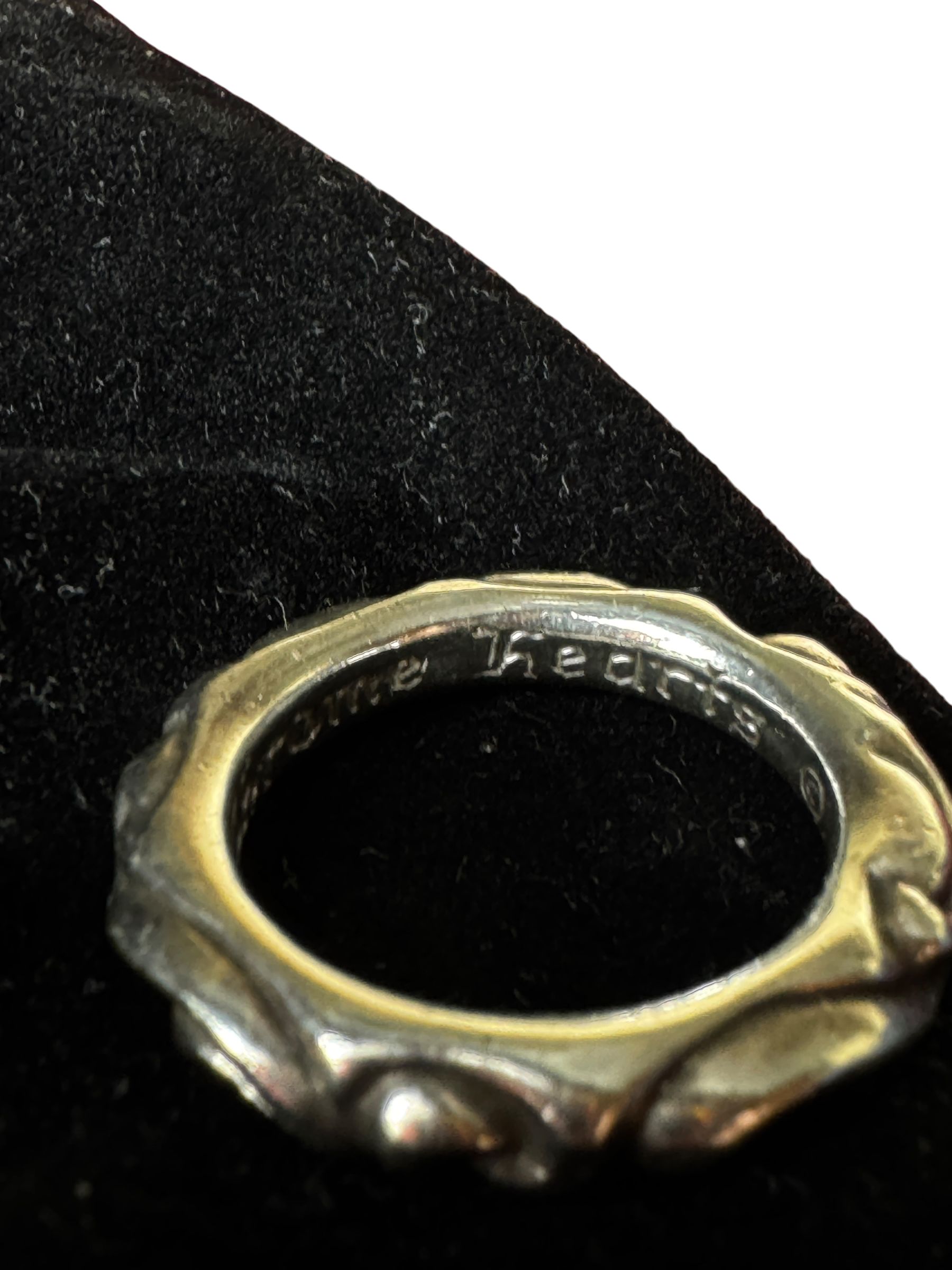 Chrome Hearts Scroll Band Ring